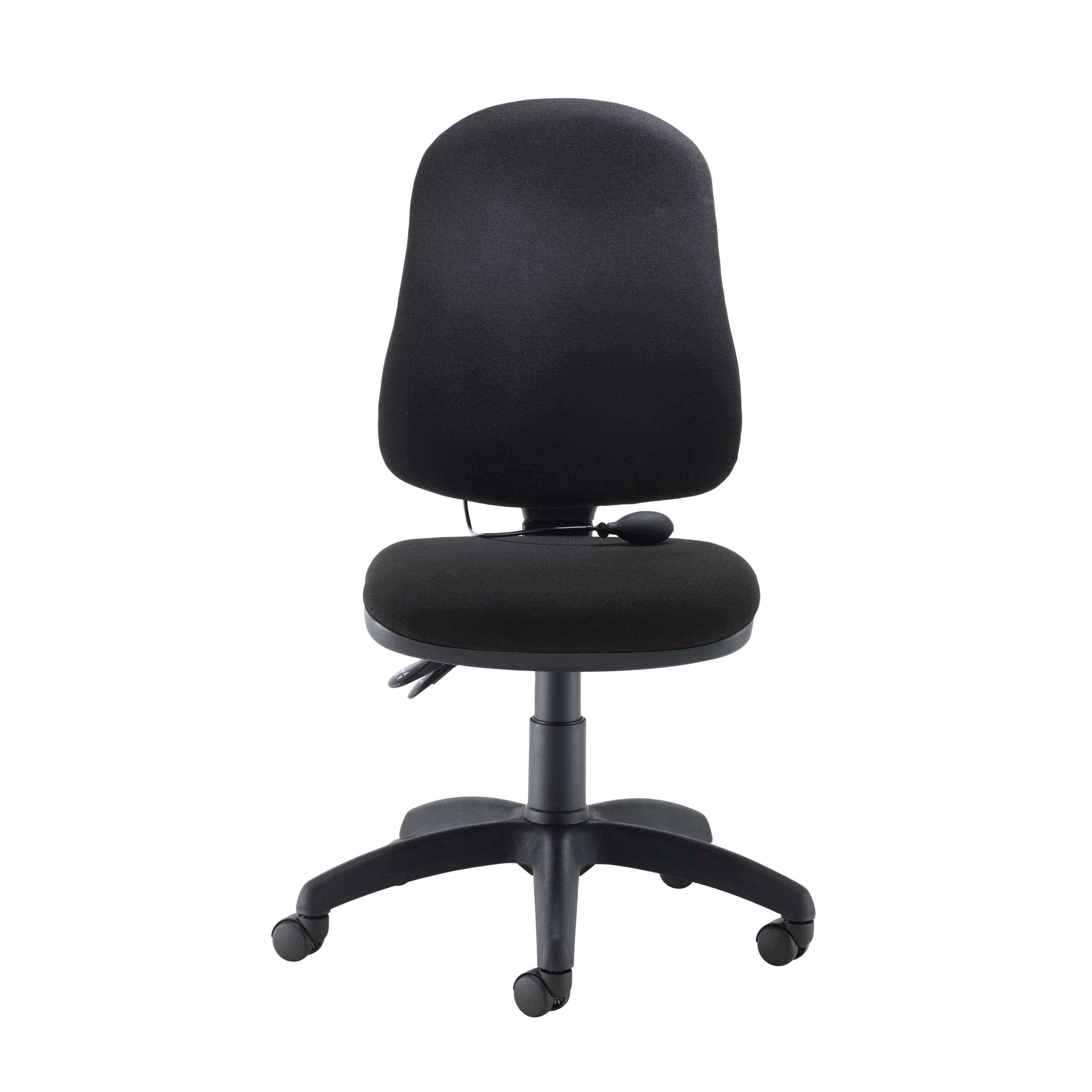 Calypso Ergo 2 Lever Office Chair with Lumbar Pump | No Arms | Black