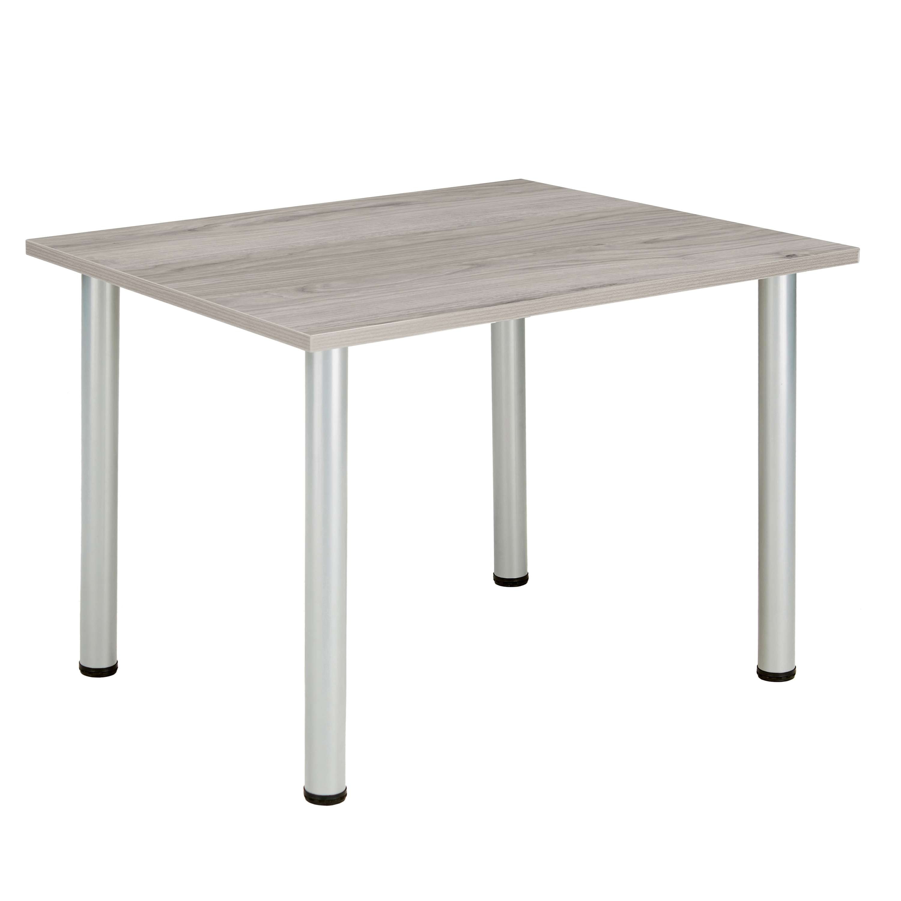 Core Pole Leg Rectangular Meeting Table (Fsc) | 1200X800 | Alaskan Grey Oak