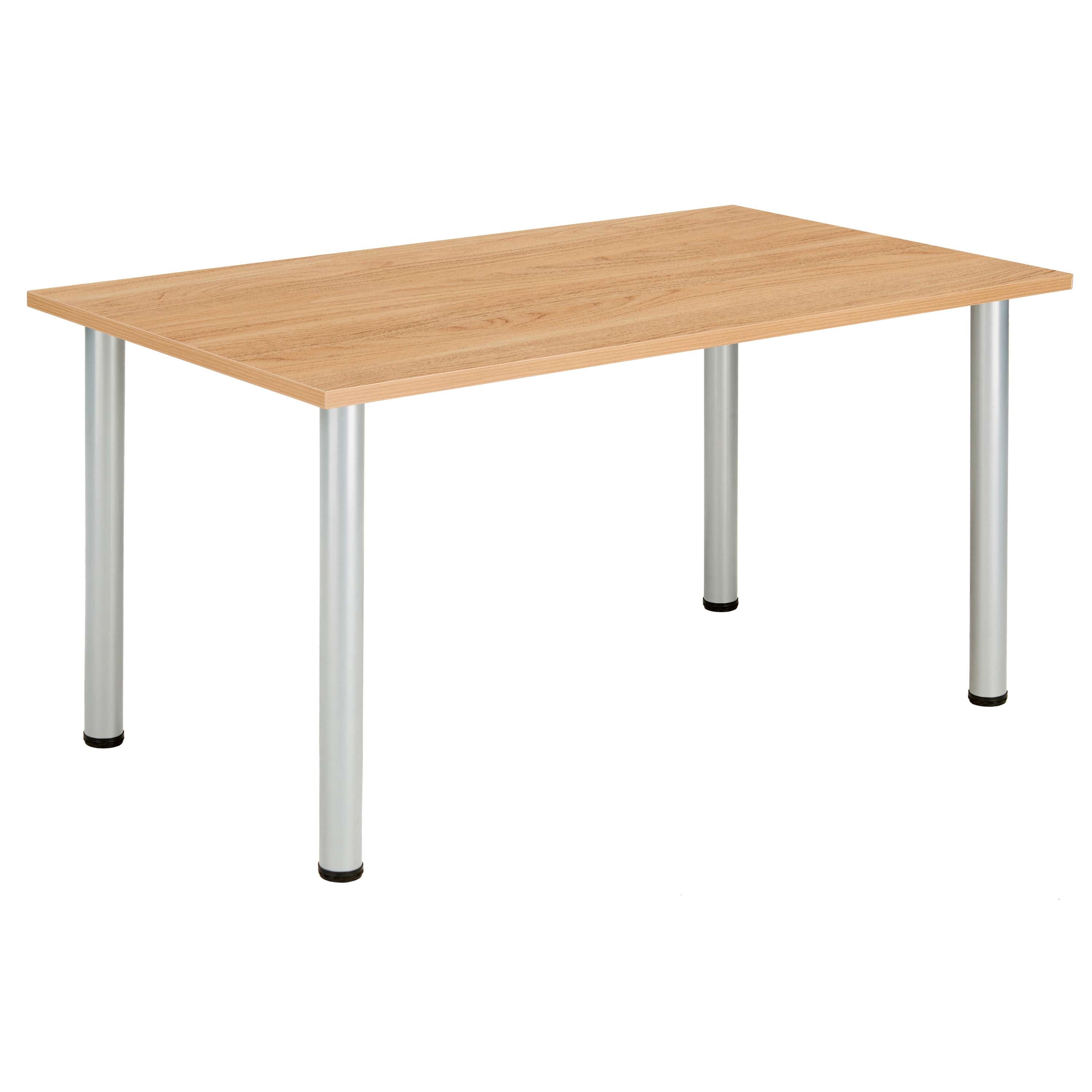 Core Pole Leg Rectangular Meeting Table (Fsc) | 1400X800 | Norwegian Beech