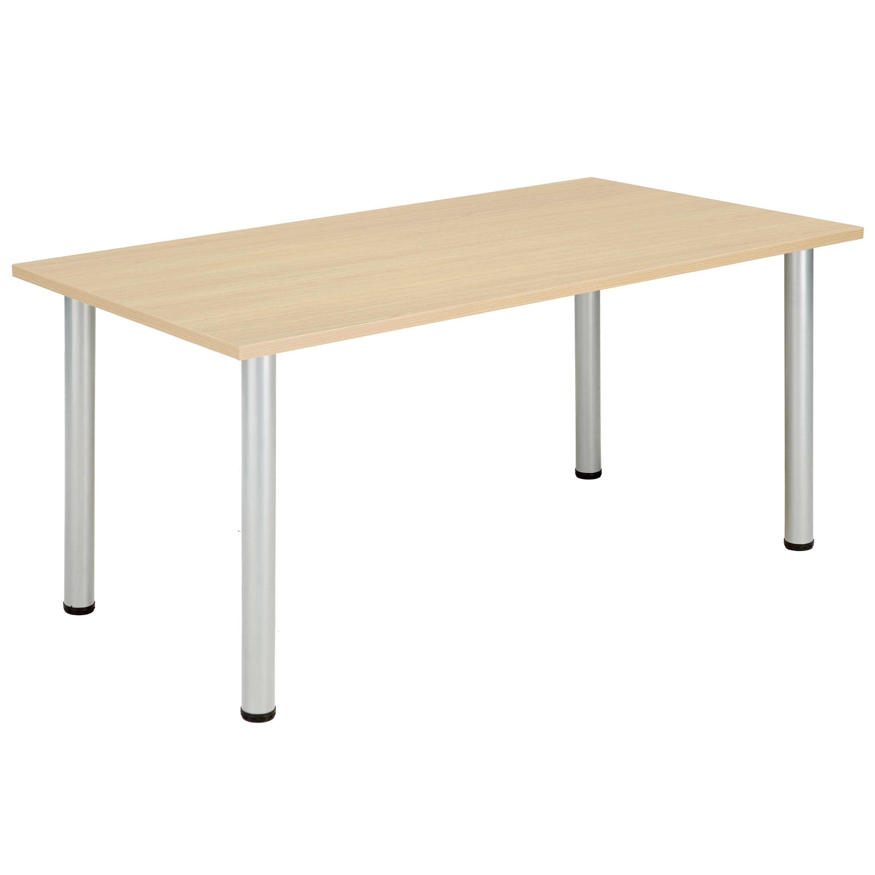 Core Pole Leg Rectangular Meeting Table (Fsc) | 1600X800 | Canadian Oak