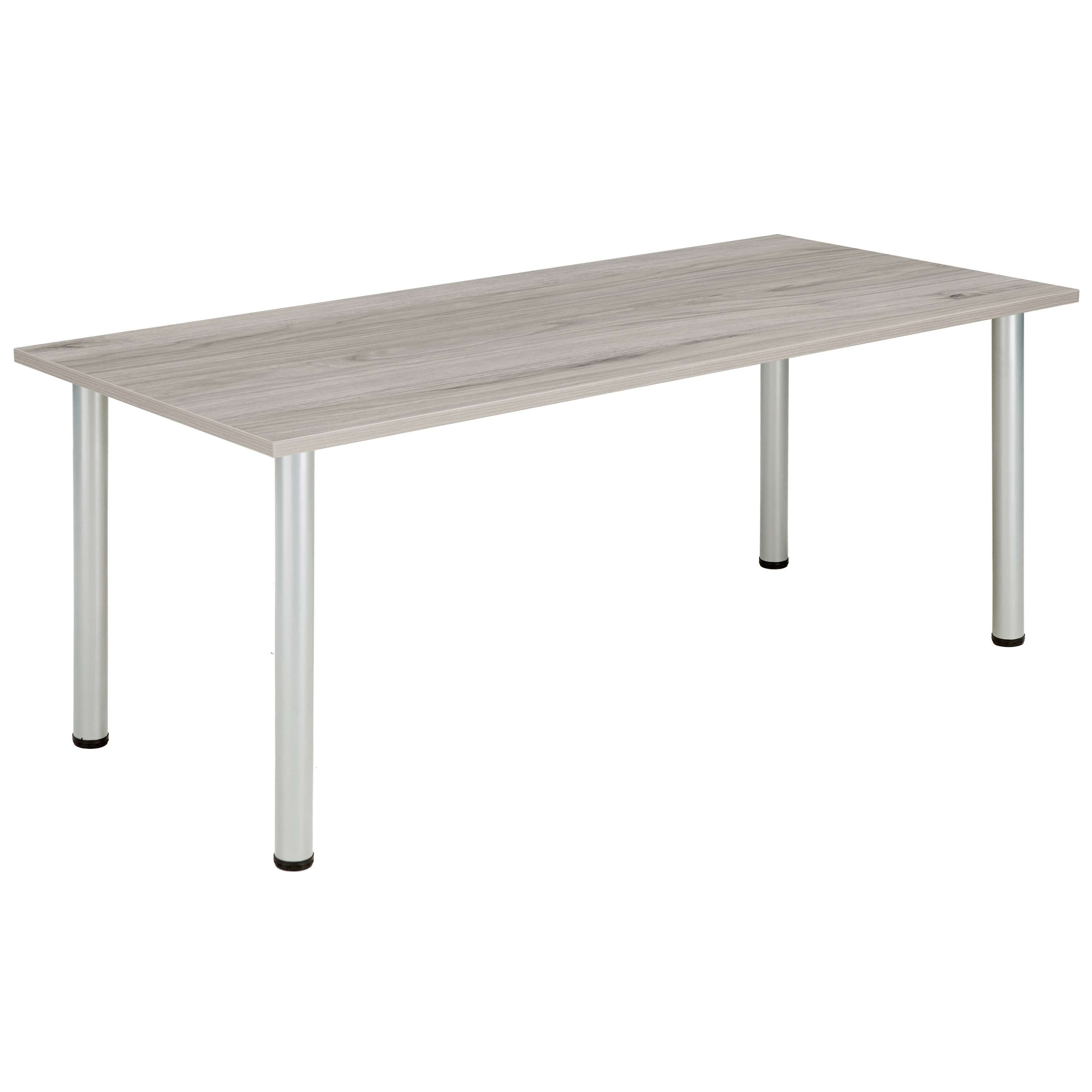 Core Pole Leg Rectangular Meeting Table