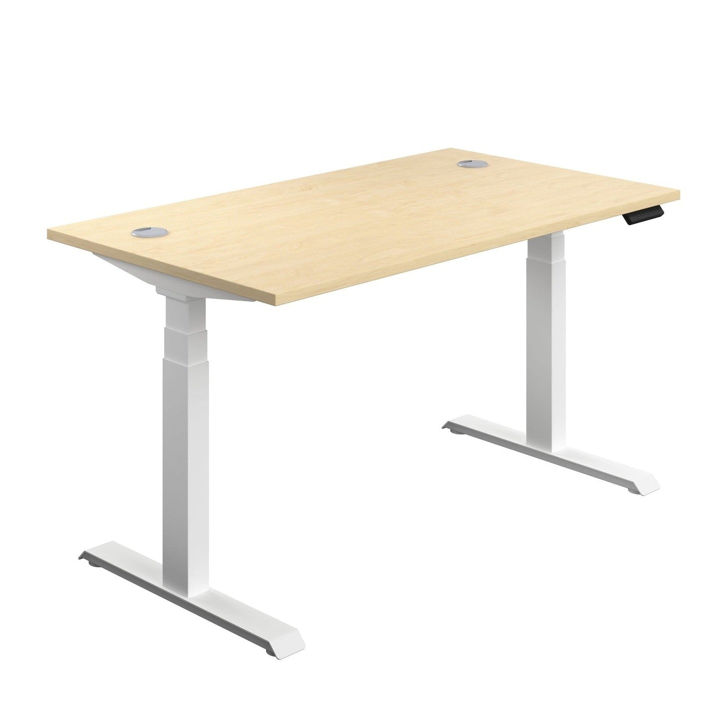 Economy Sit Stand Desk (FSC) | 1200 X 800 | Maple/White