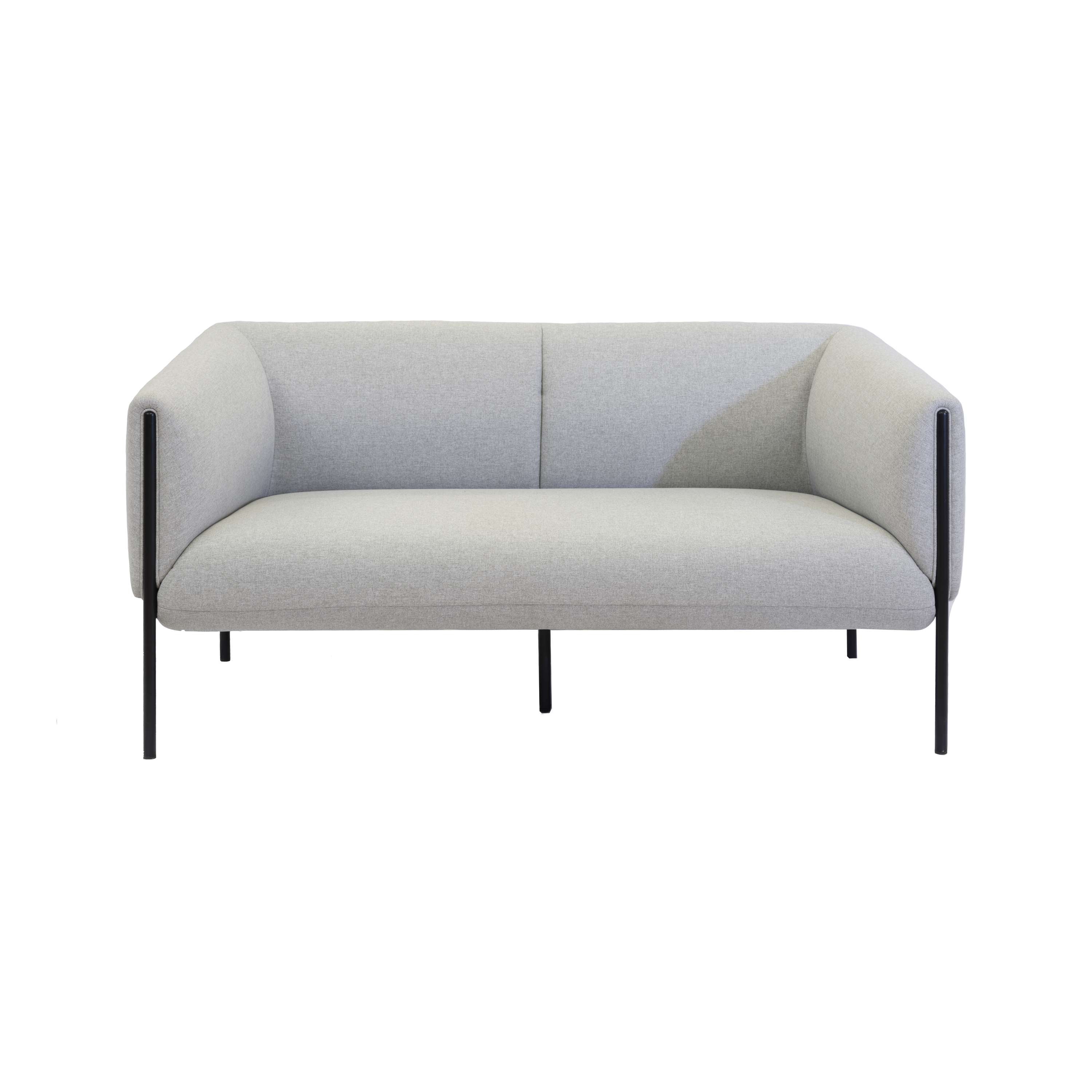 Curve Sofa | Two Seater | Grey