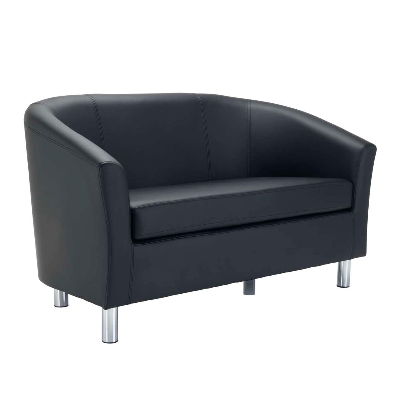 Tub Sofa with Metal Feet
