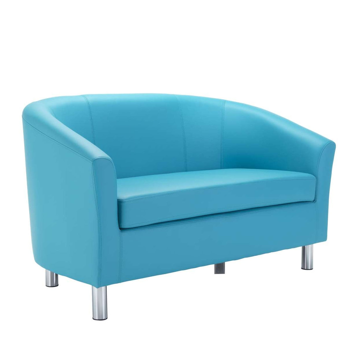 Tub Sofa with Metal Feet