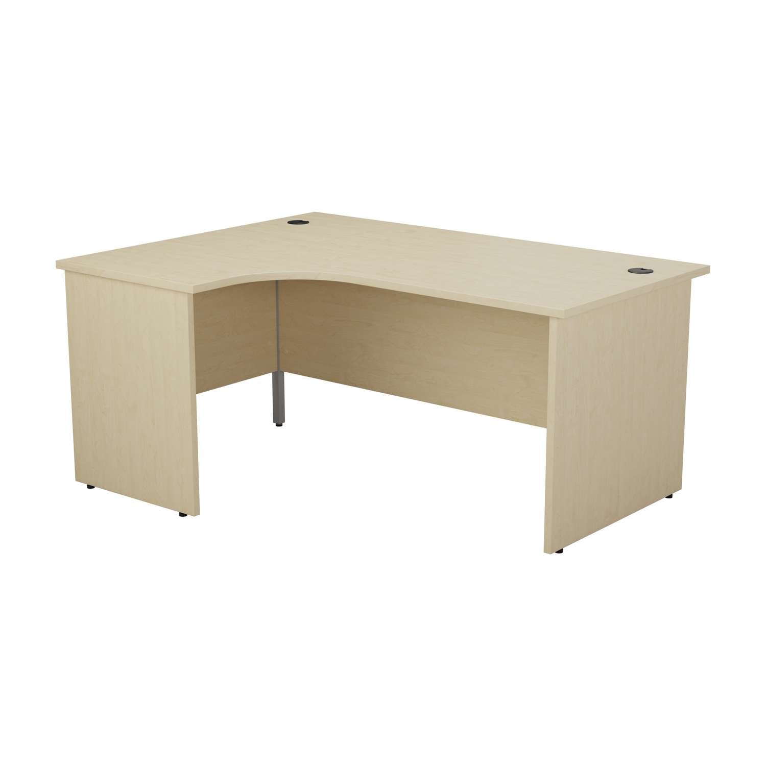 Panel Left Hand Radial Desk | 1800X1200 | Maple/Maple
