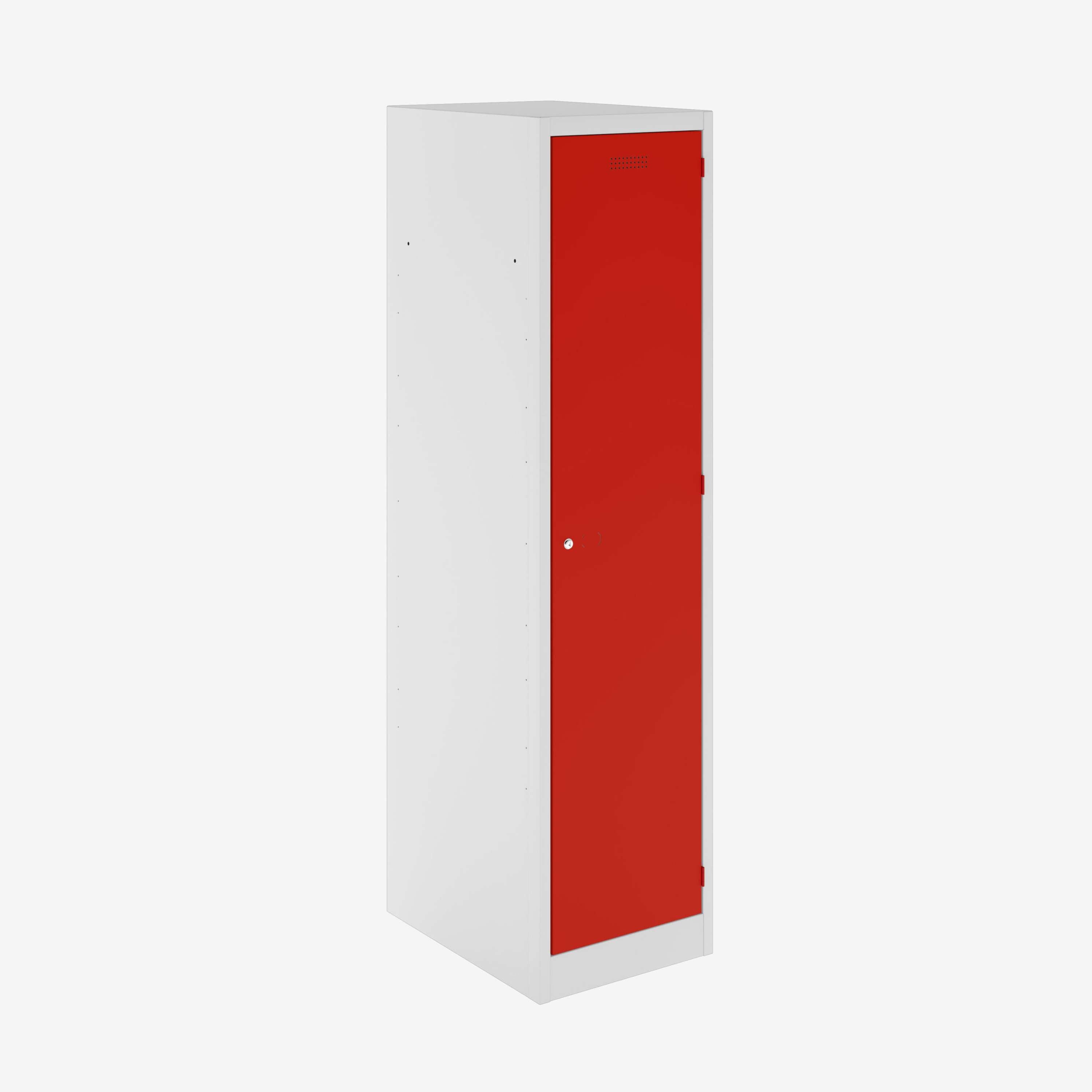 Clean & Dirty Locker (Includes 1 X Shelf)| Cardinal Red/Light Grey