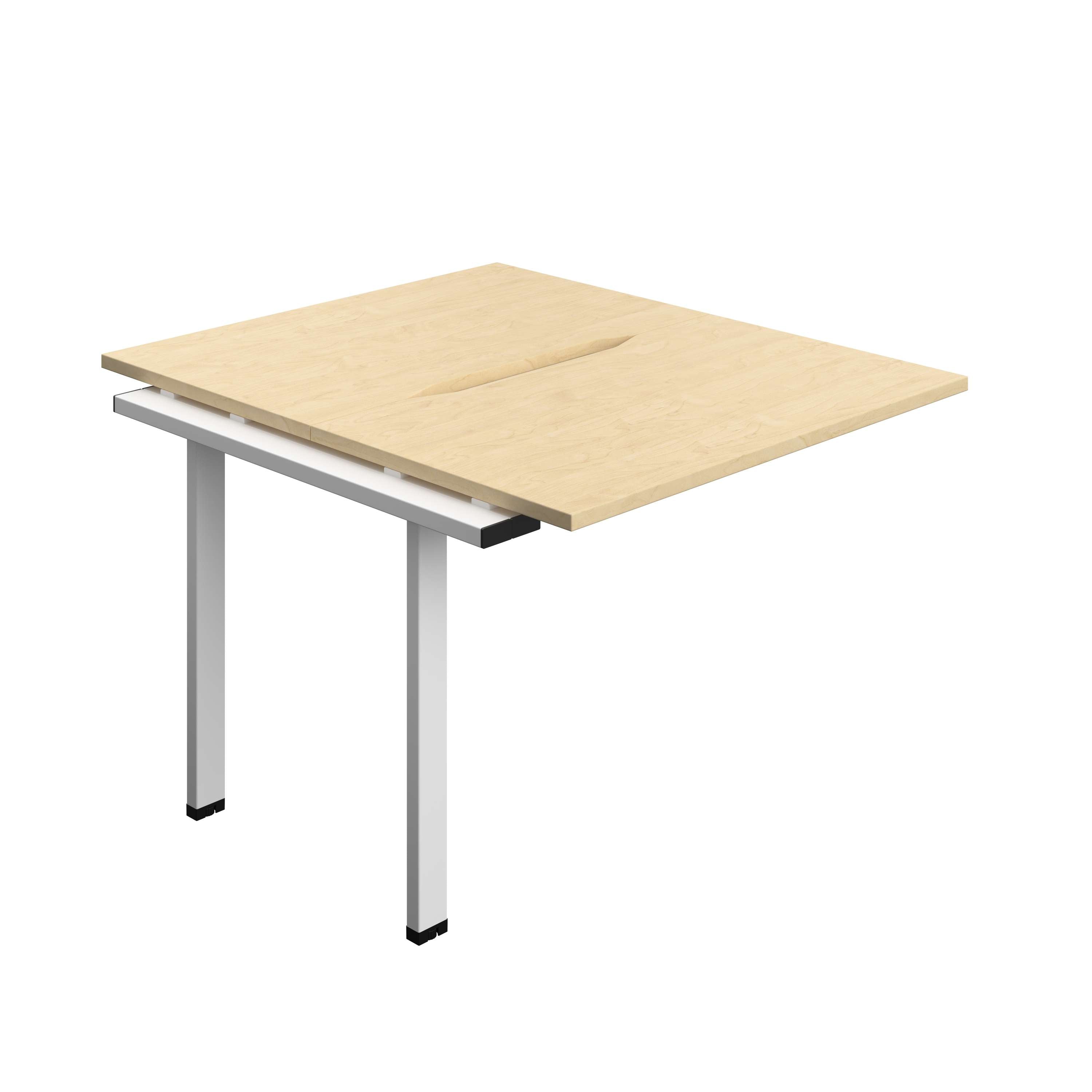 Synergy Bench Extension with Cut Out: 2 Person (FSC) : 1000 | 600 | Maple/White