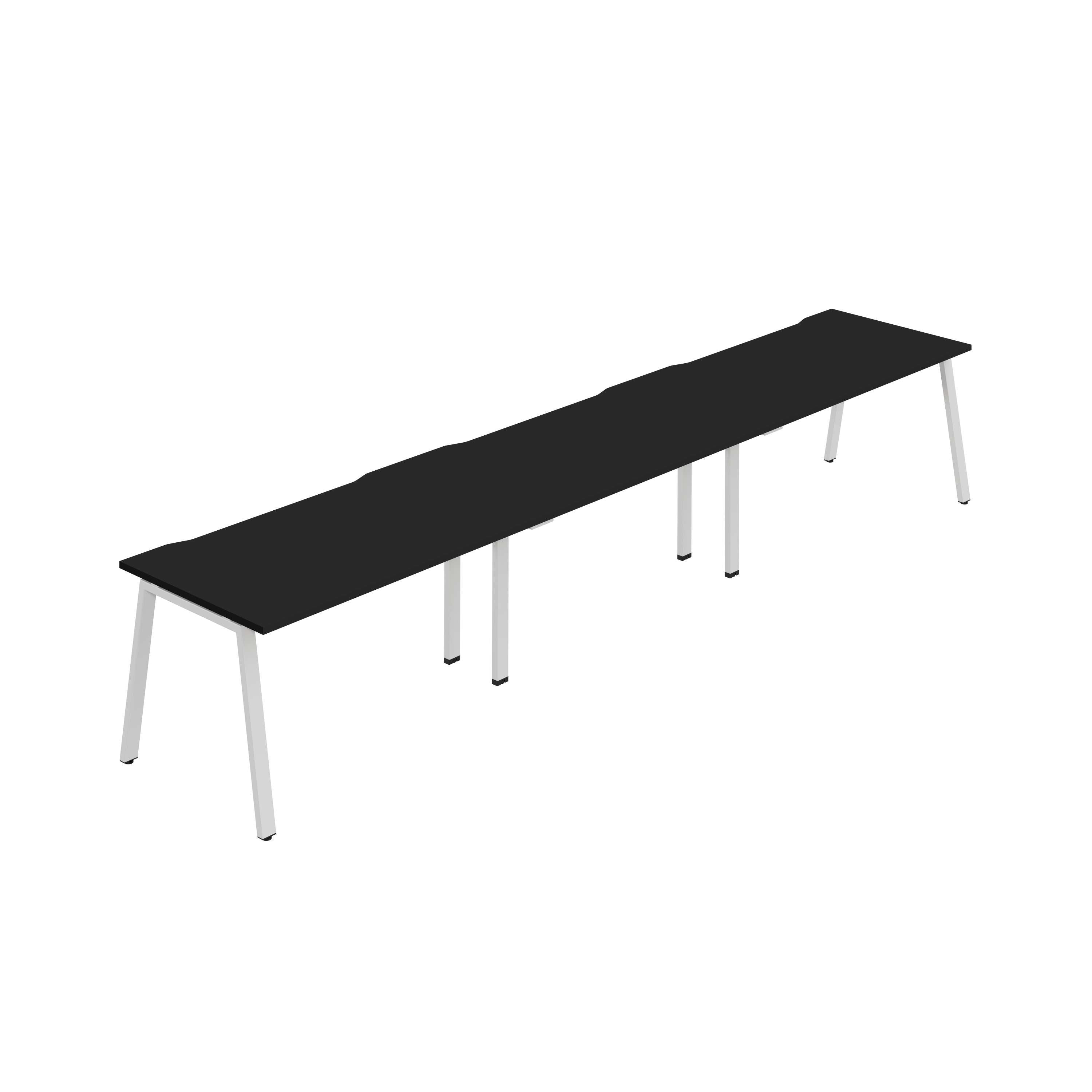 Synergy 3SP Bench Desk|1200X800mm|A-Frame|Black/White