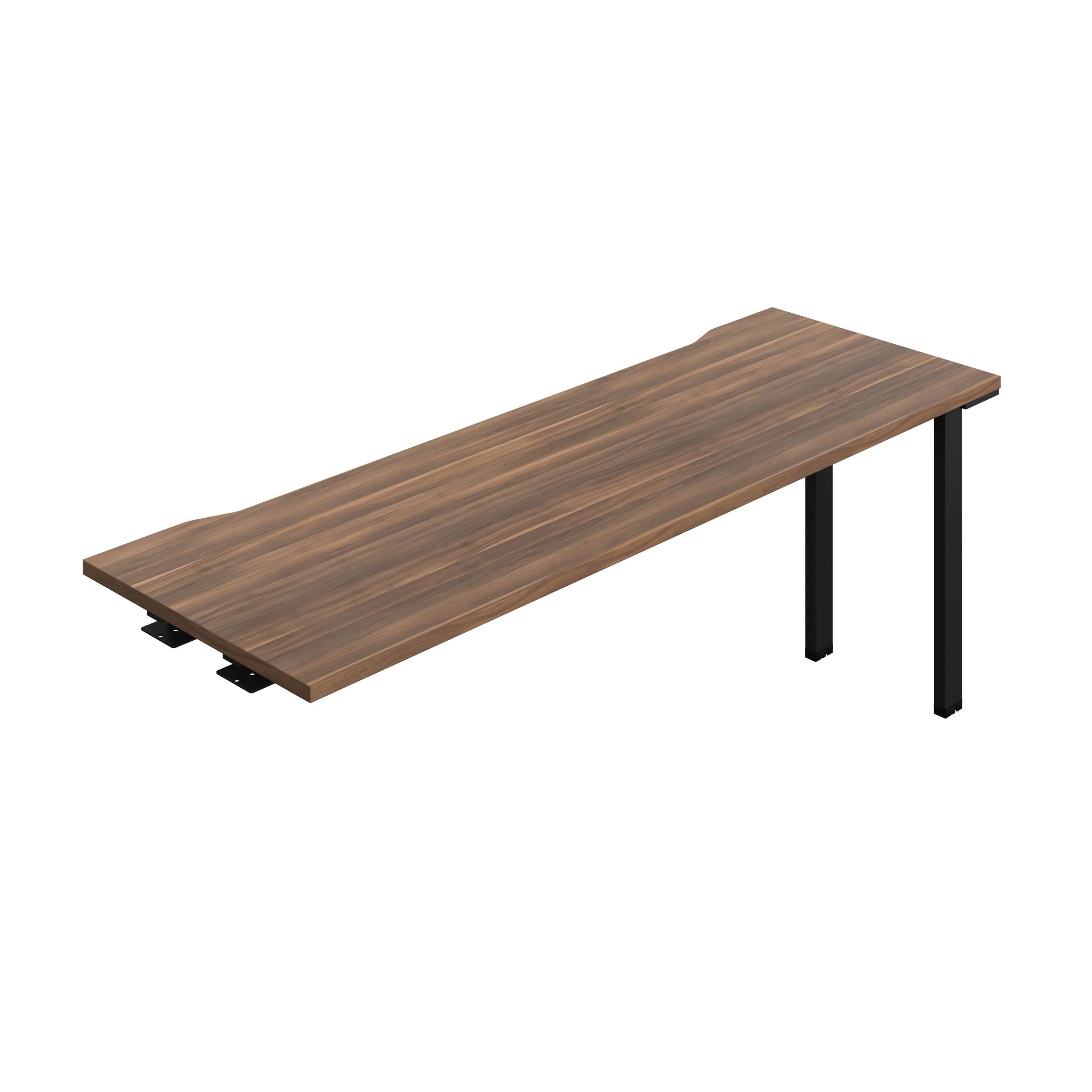 Synergy Bench Extension with Cut Out: 1 Person (FSC) : 1800 | 600 | Dark Walnut/Black