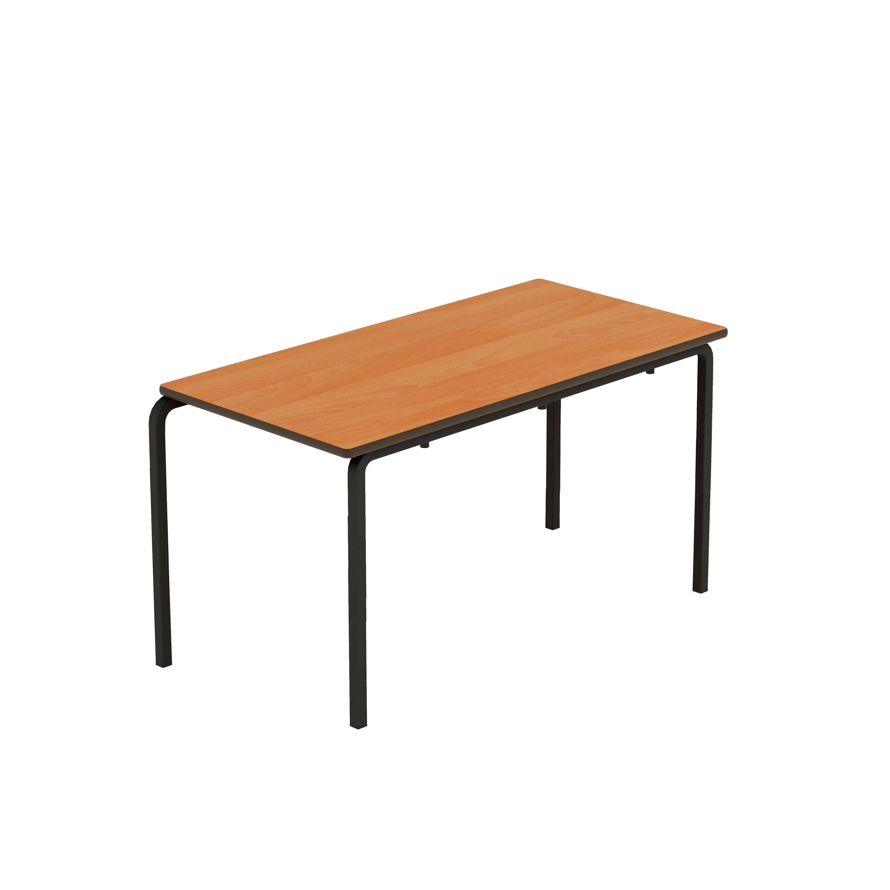 Titan Crush Bent Frame Table | 1100x550x590 | Beech/Black