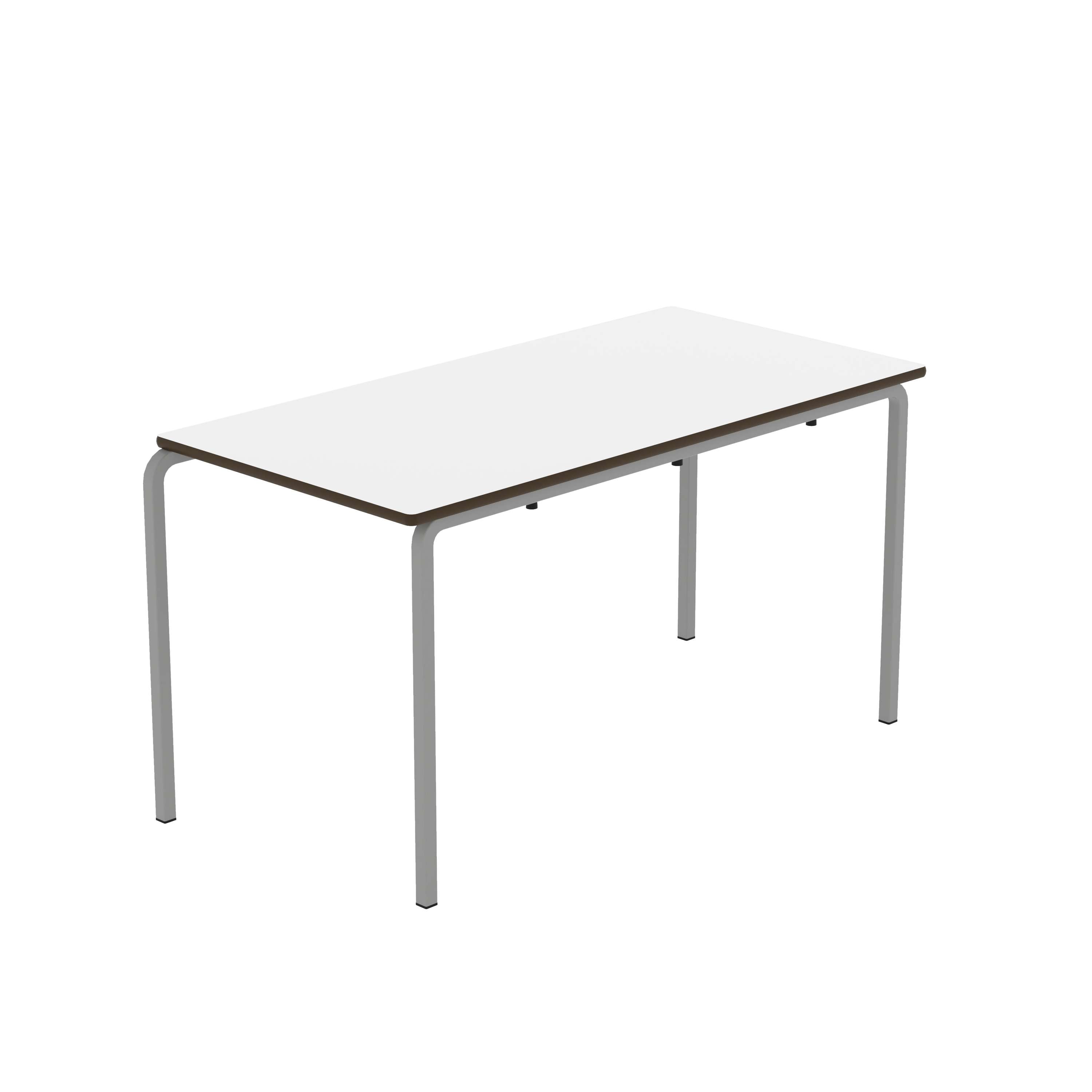 Titan Crush Bent Frame Table | 1200x600x640 | White/Grey