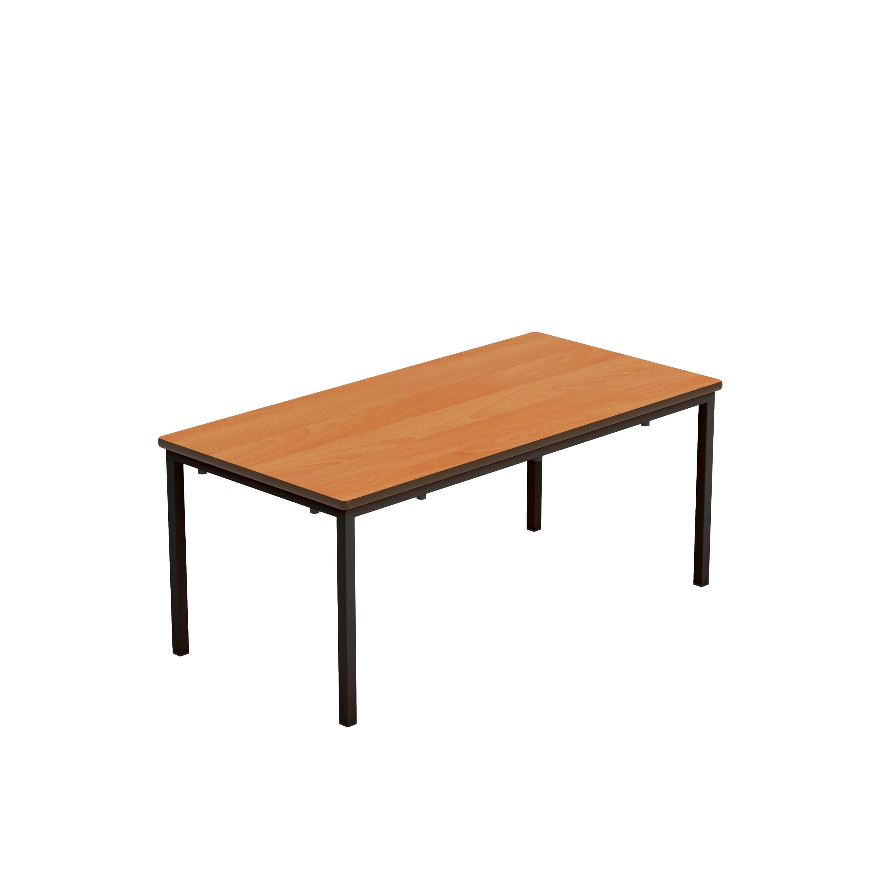 Titan Welded Frame Table | 1100x550x460 | Beech/Black