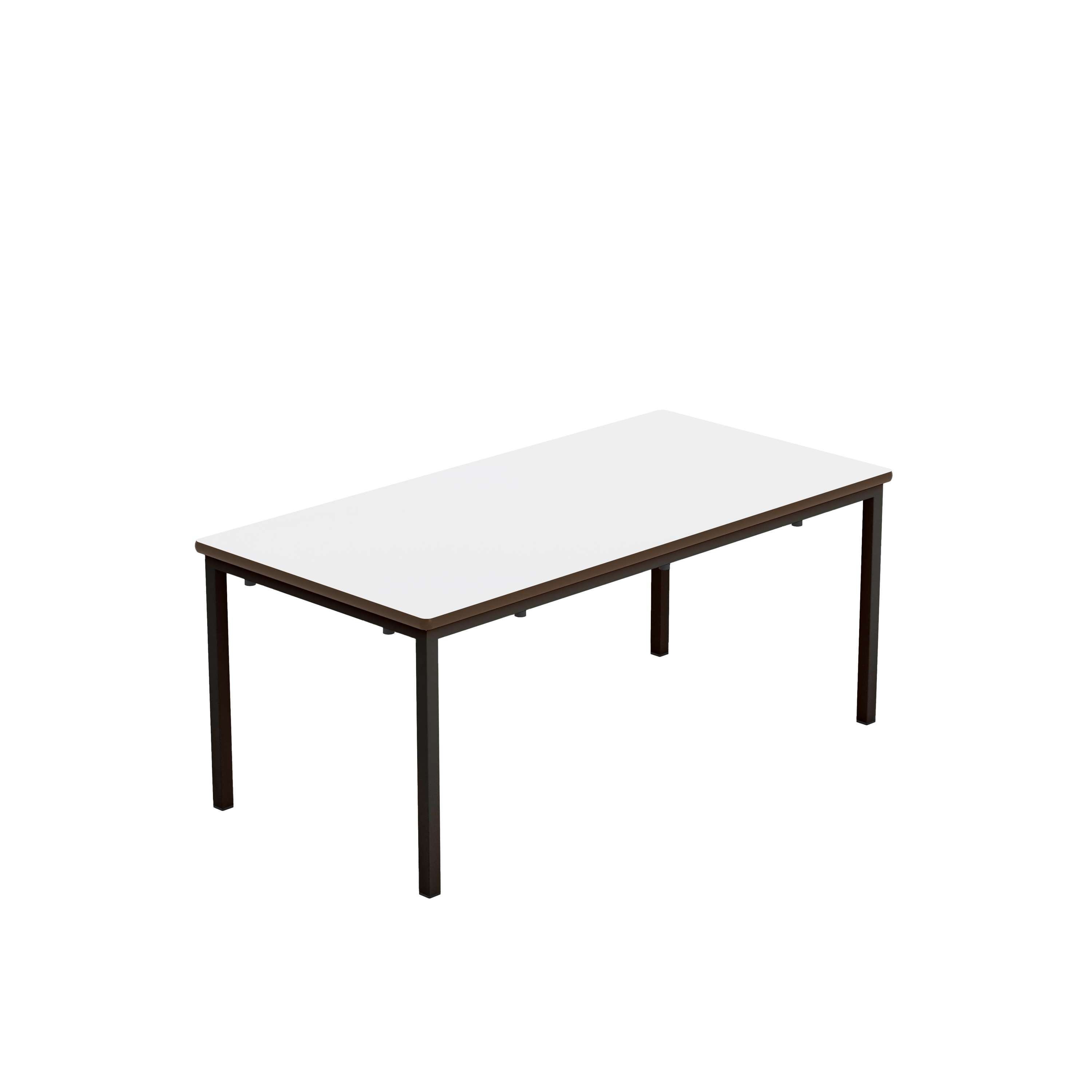 Titan Welded Frame Table | 1100x550x460 | White/Black