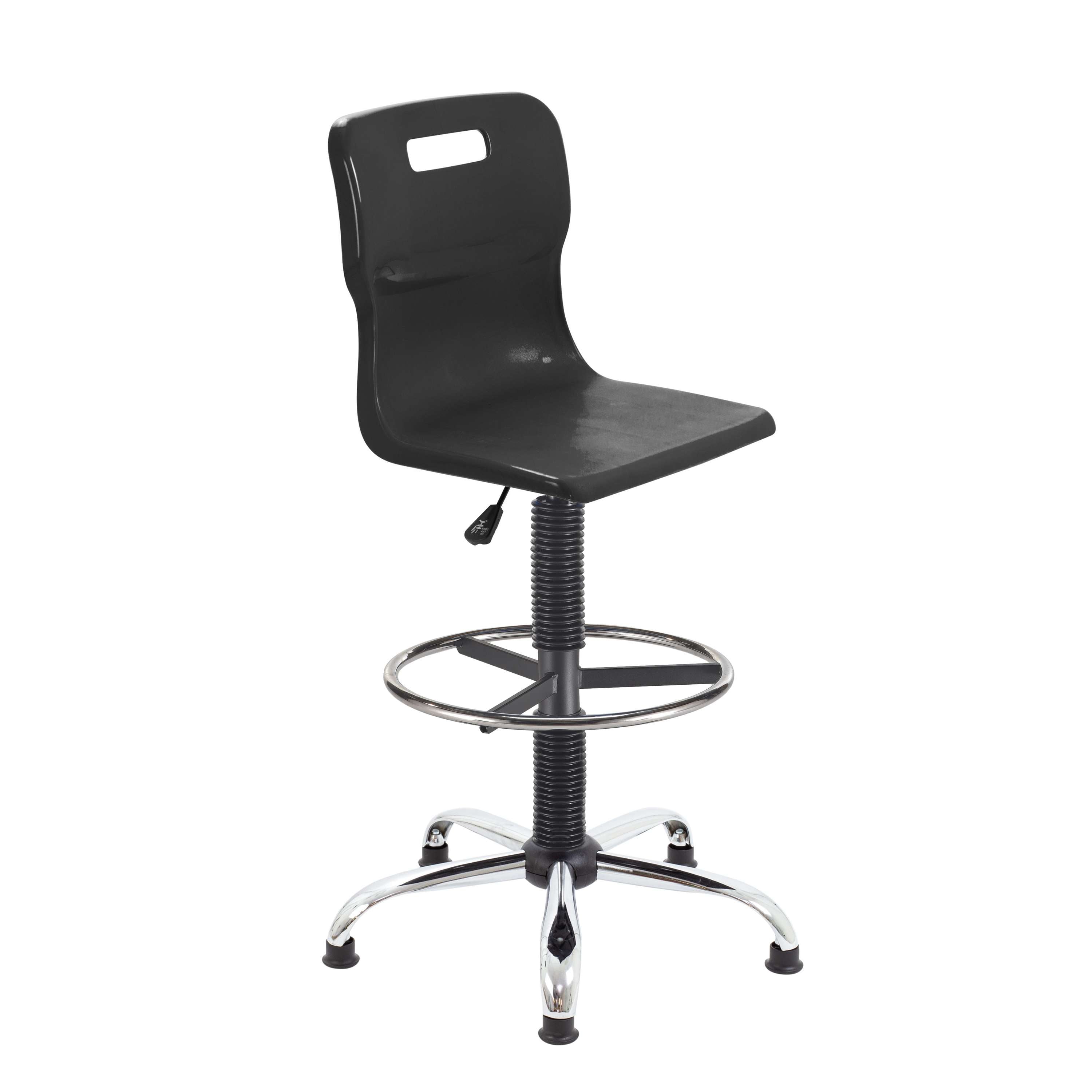 Titan Swivel Senior Chair with Chrome Base, Castors and D-Kit