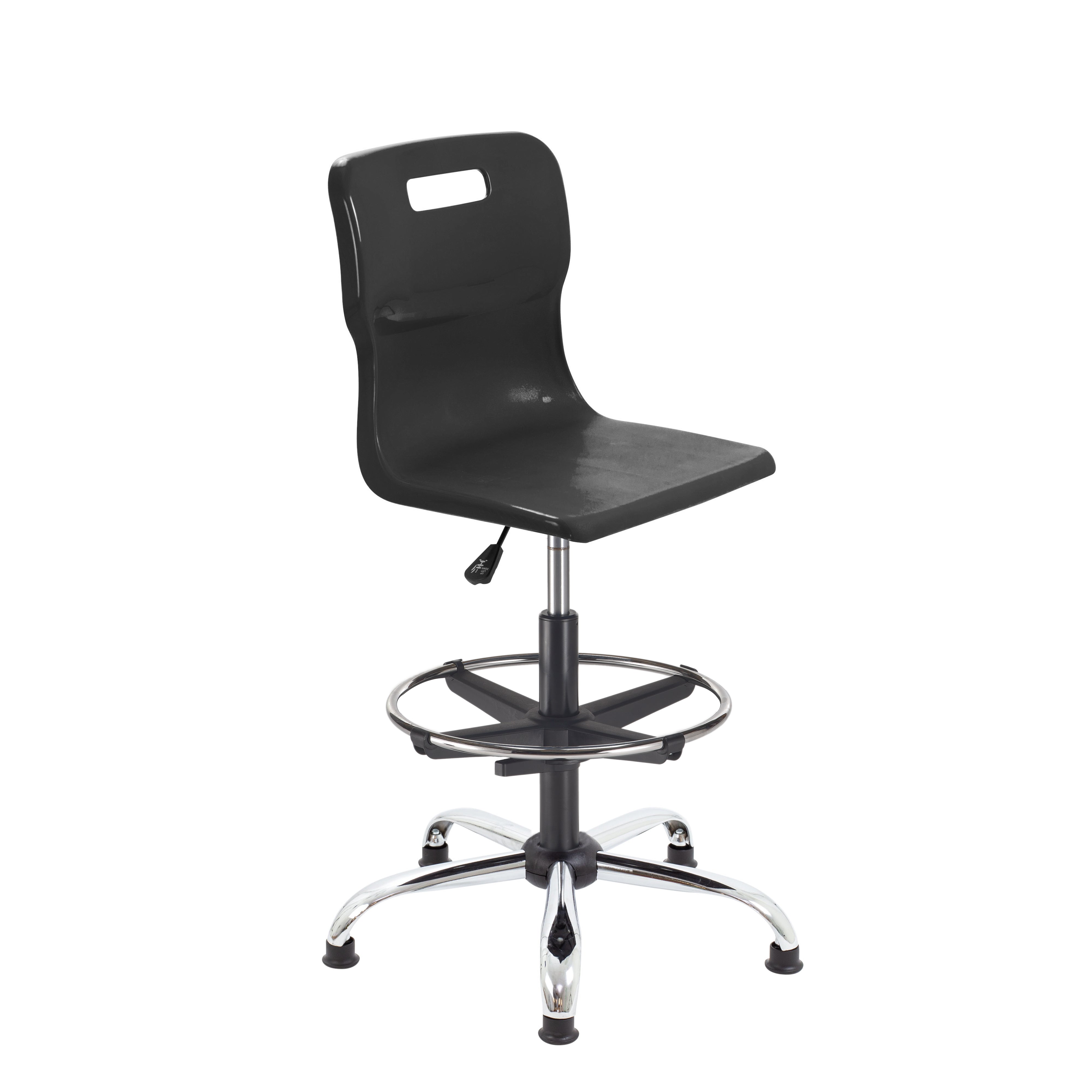 Titan Swivel Senior Chair with Chrome Base, Castors and D-Kit