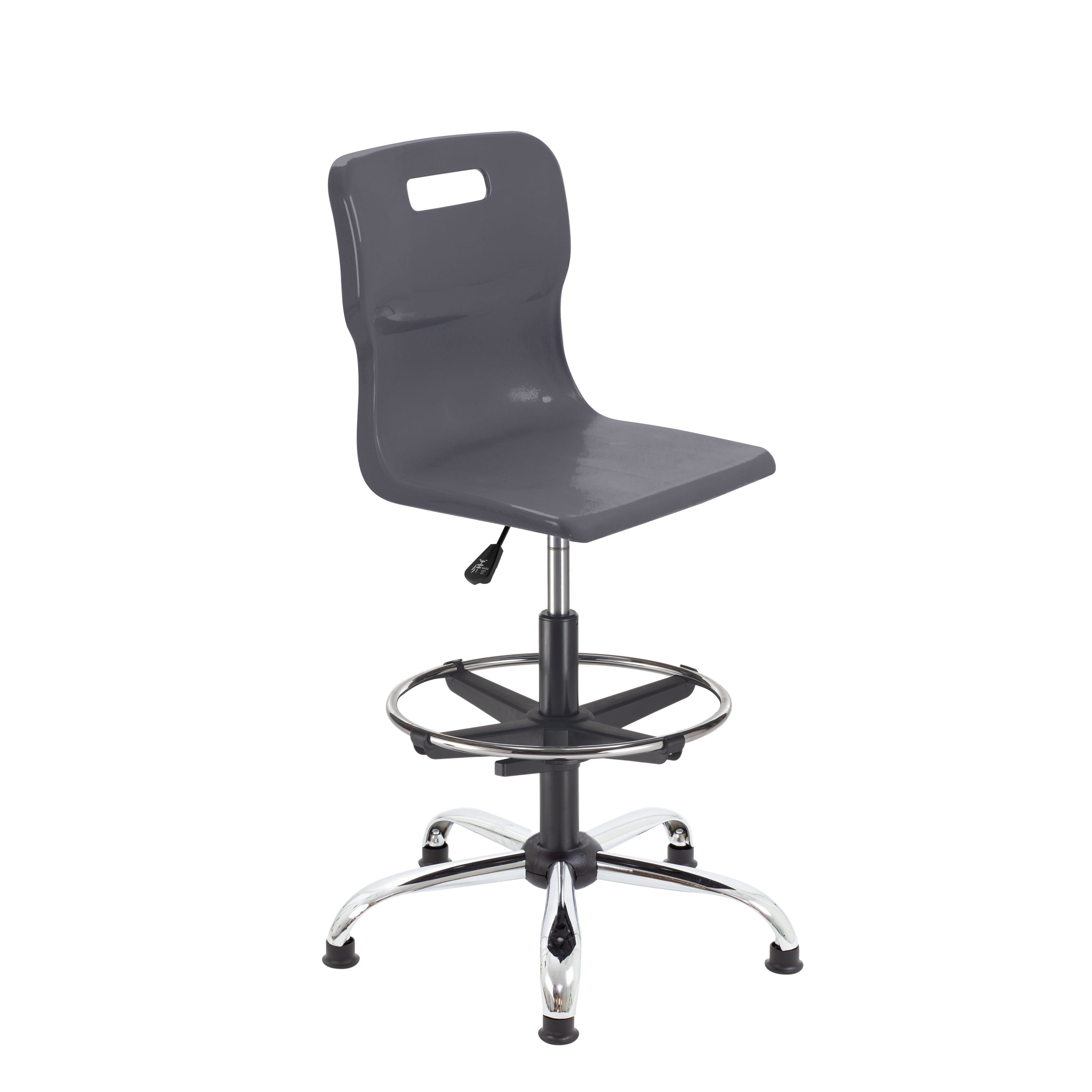 Titan Swivel Senior Chair with Chrome Base, Castors and D-Kit