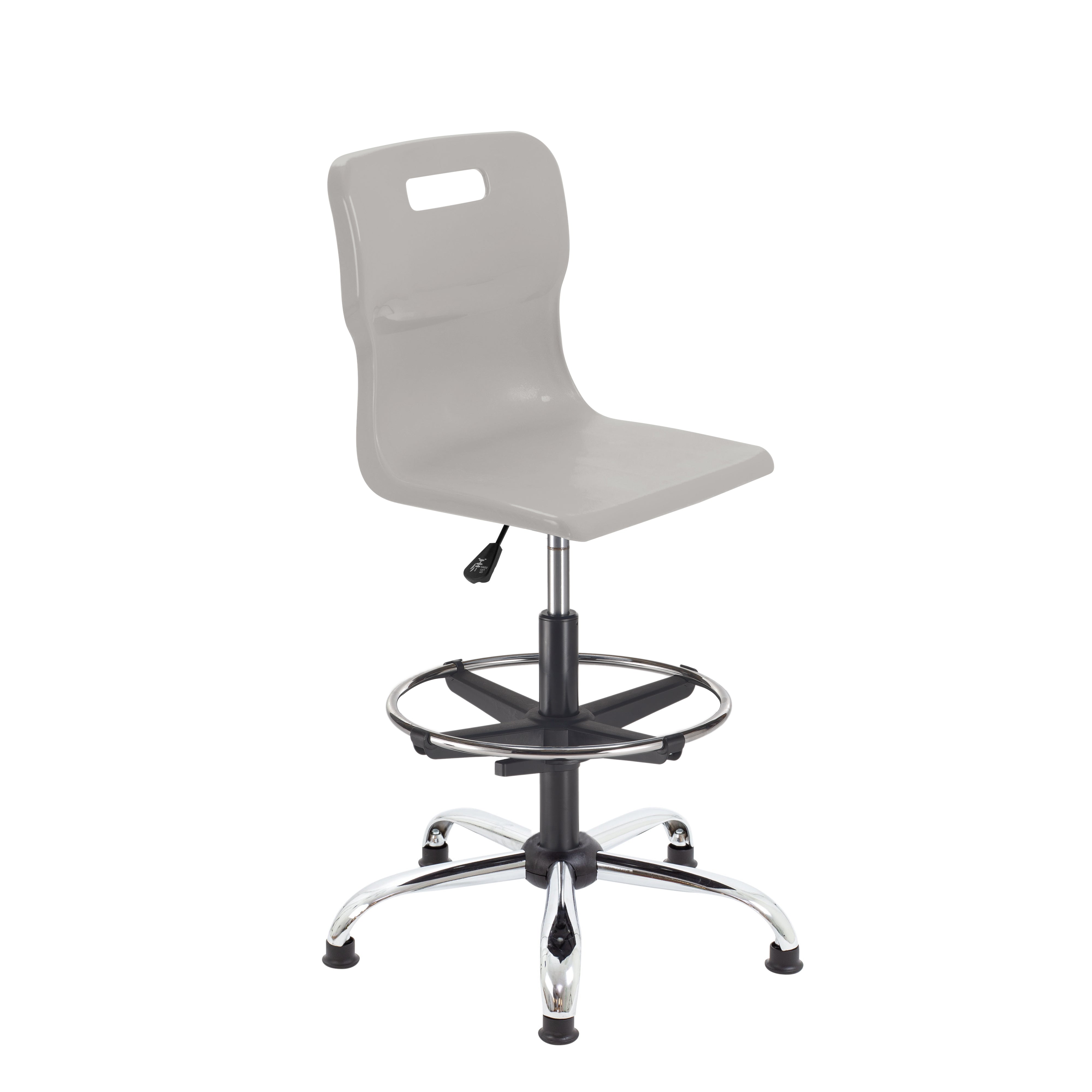 Titan Swivel Senior Chair with Chrome Base, Castors and D-Kit