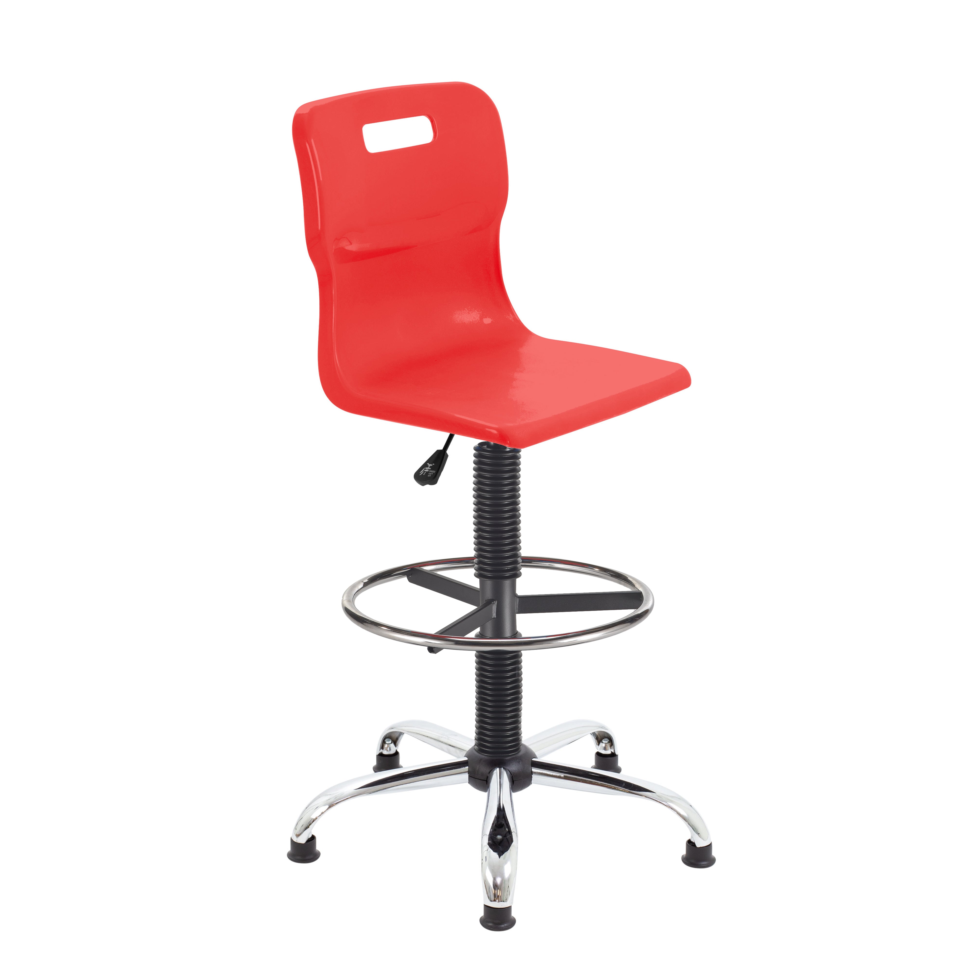 Titan Swivel Senior Chair with Chrome Base, Castors and D-Kit