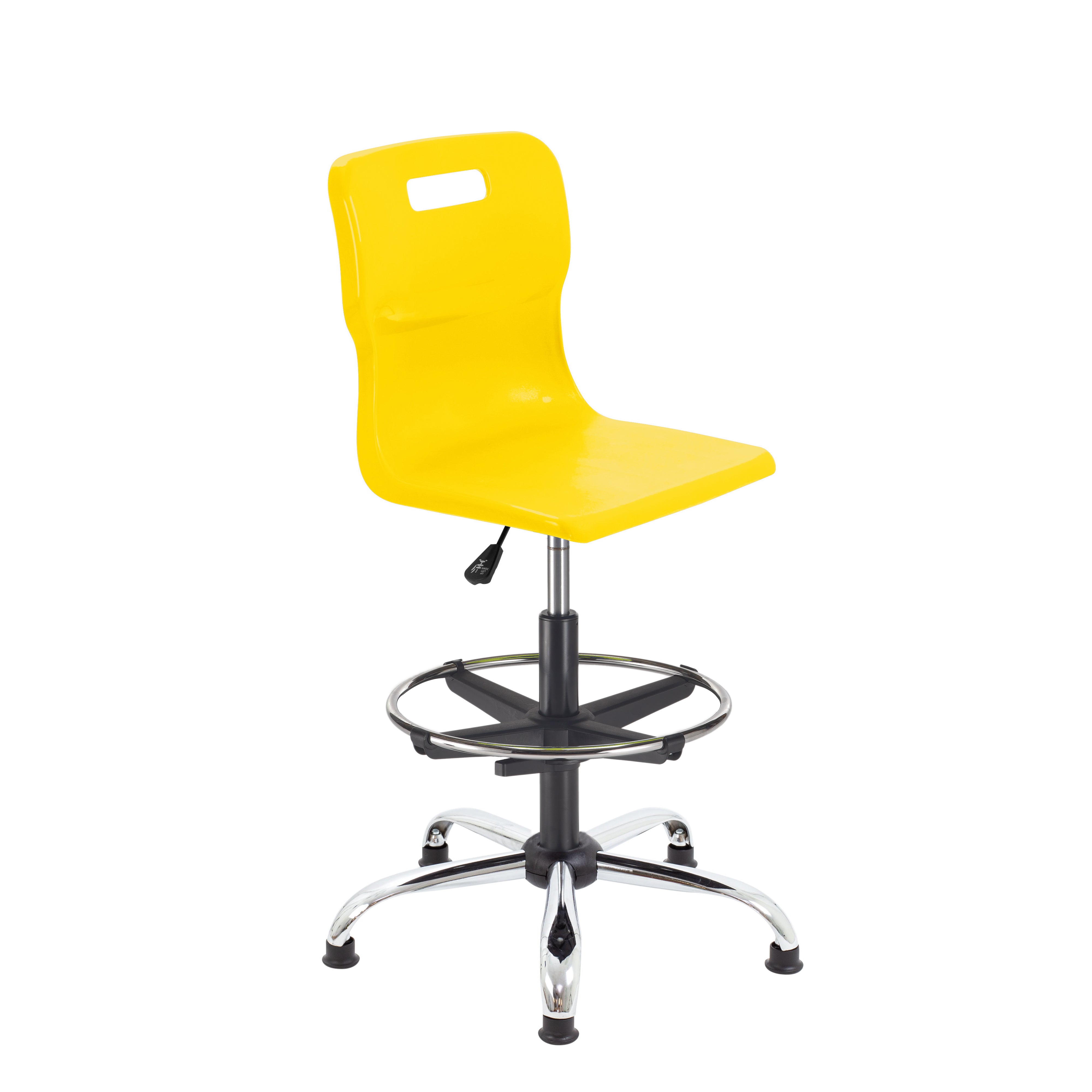 Titan Swivel Senior Chair with Chrome Base, Castors and D-Kit