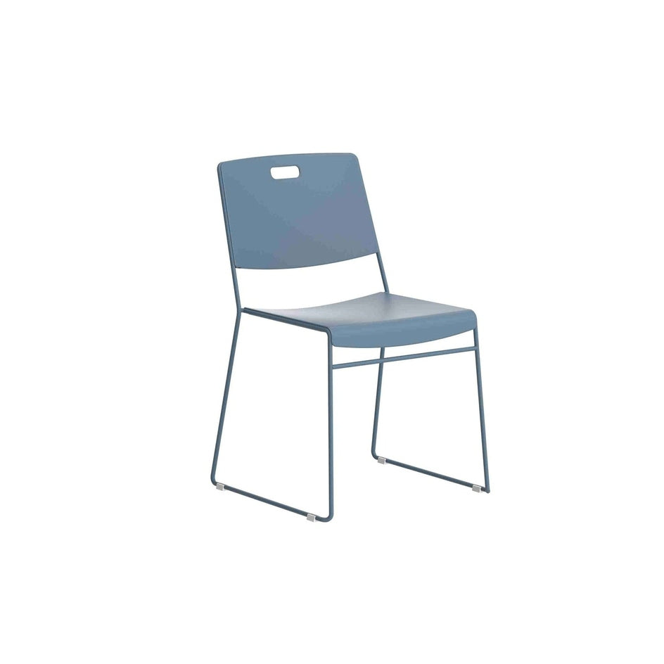 Titan Arc High Density Stacker Chair | Steel Blue