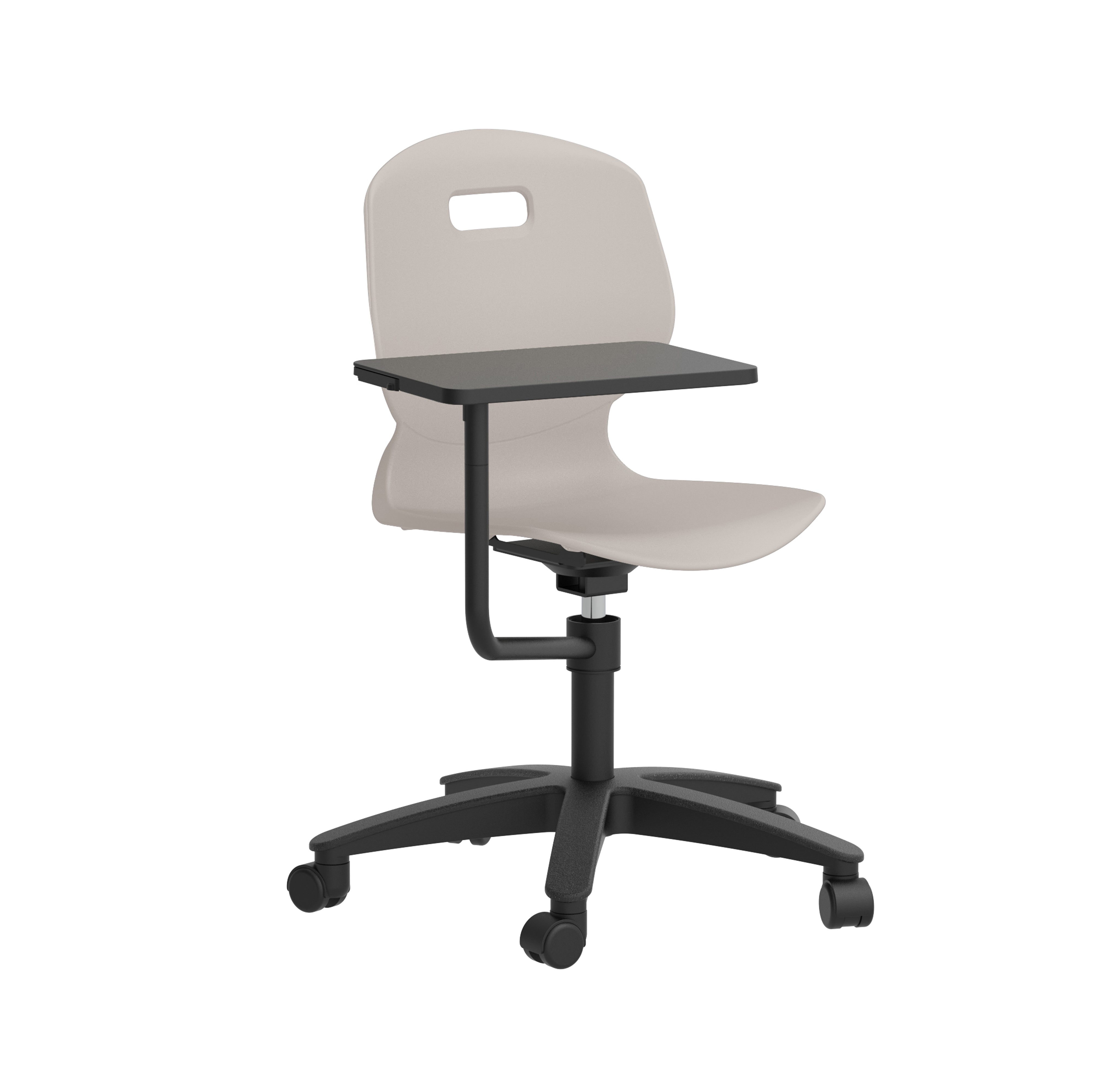 Arc Swivel Tilt Chair with Arm Tablet