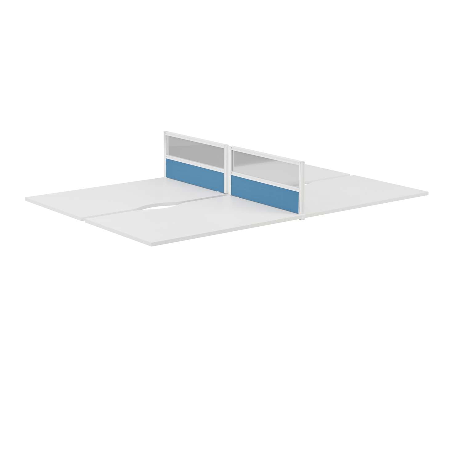 Toolrail Type 3 Half Glazed Return Screen
