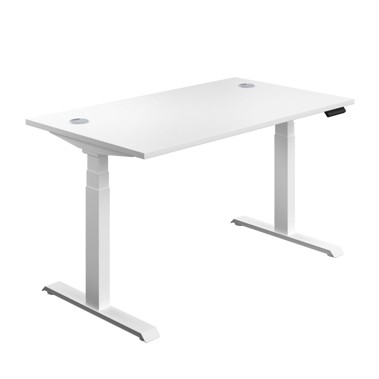 Economy Sit Stand Desk (FSC) | 1800 X 800 | White/White