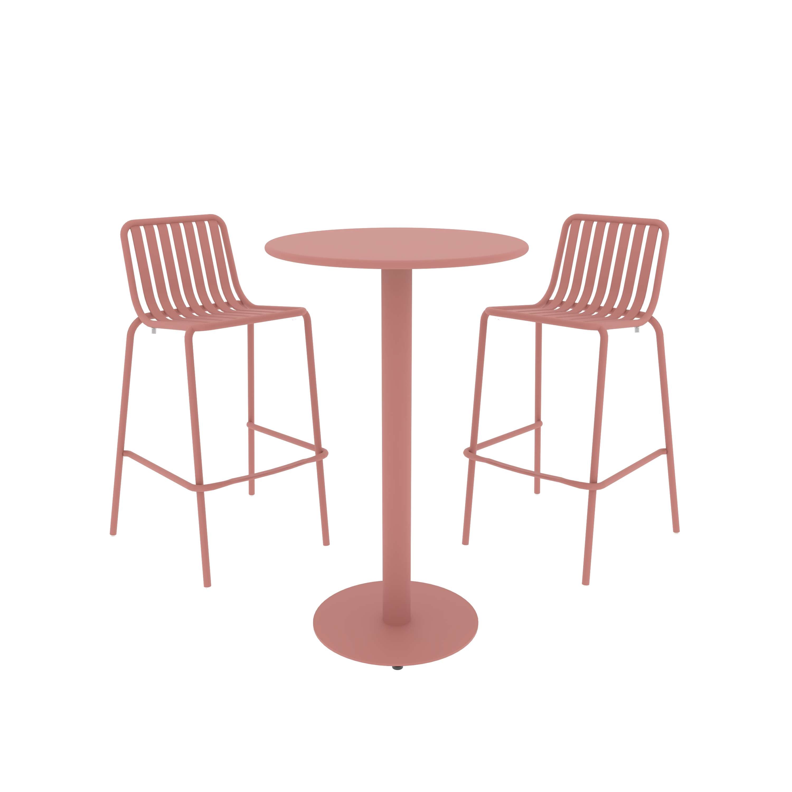Breeze Poseur Bar Table and Bar Chair Set