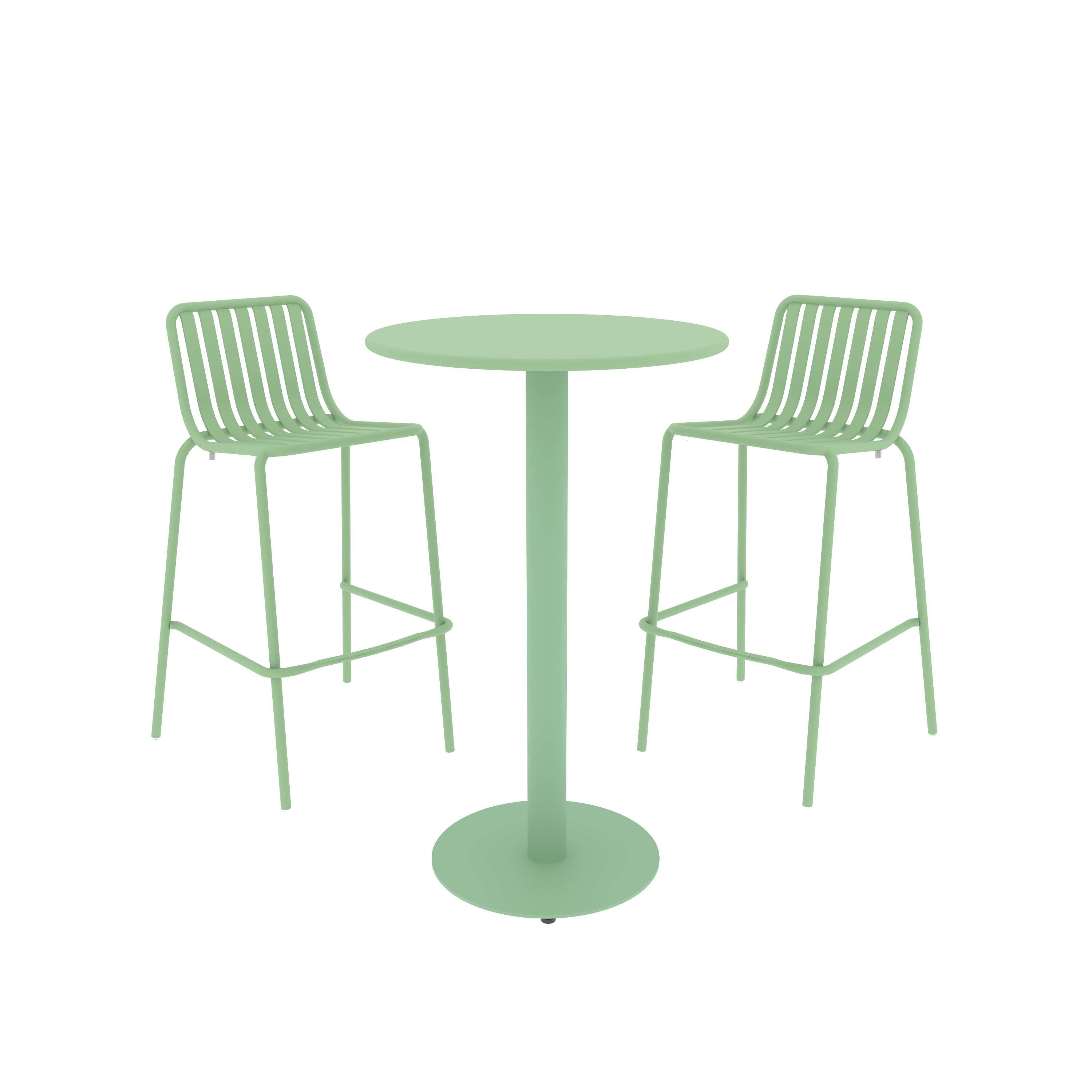 Breeze Poseur Bar Table and Bar Chair Set