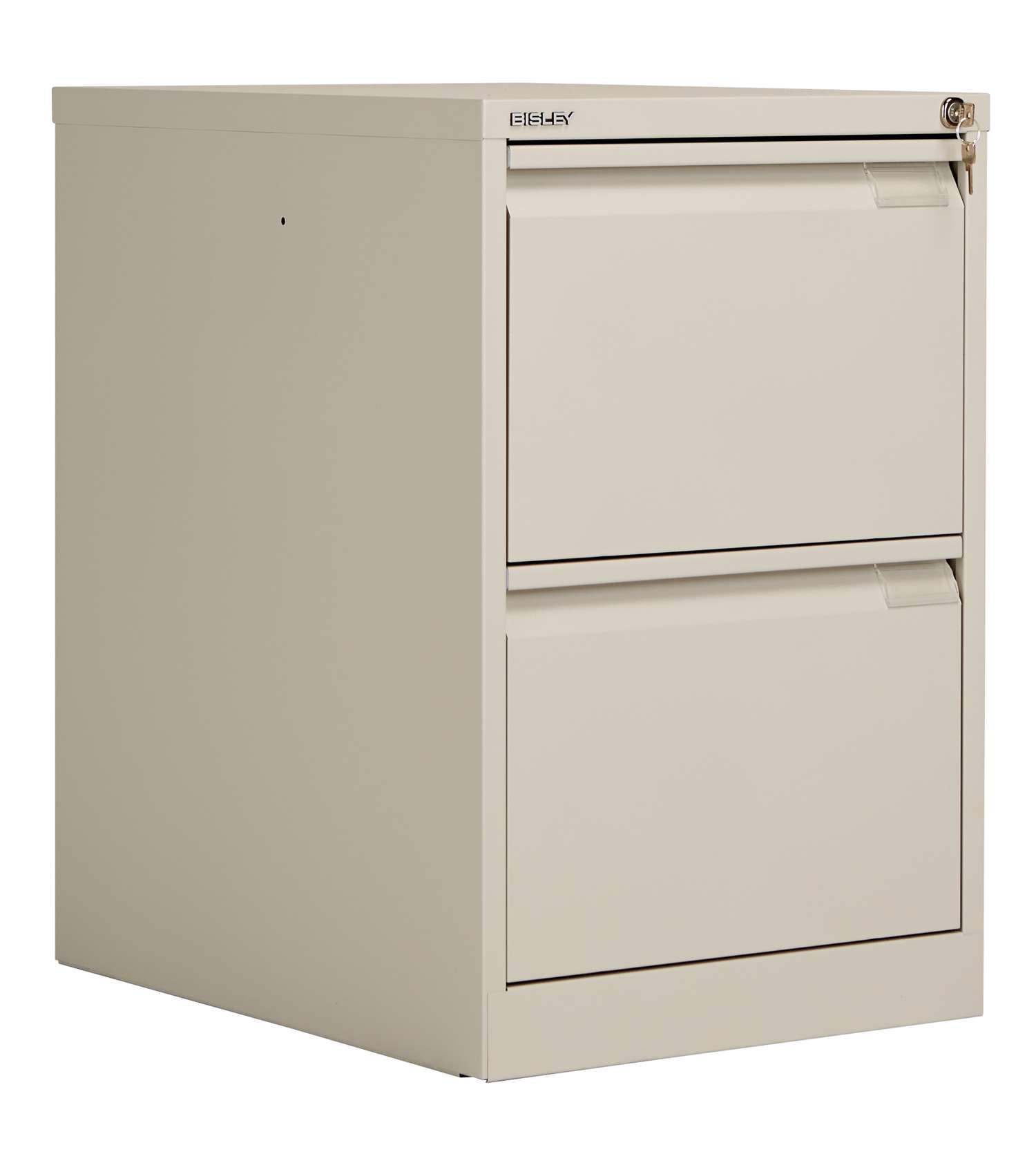 Bisley 2 Drawer Classic Steel Filing Cabinet