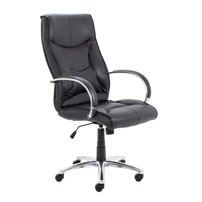 Whist Chair Black Leather – Black