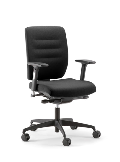 Bengal Heavy Duty Chair – Mid Back / Black/Black