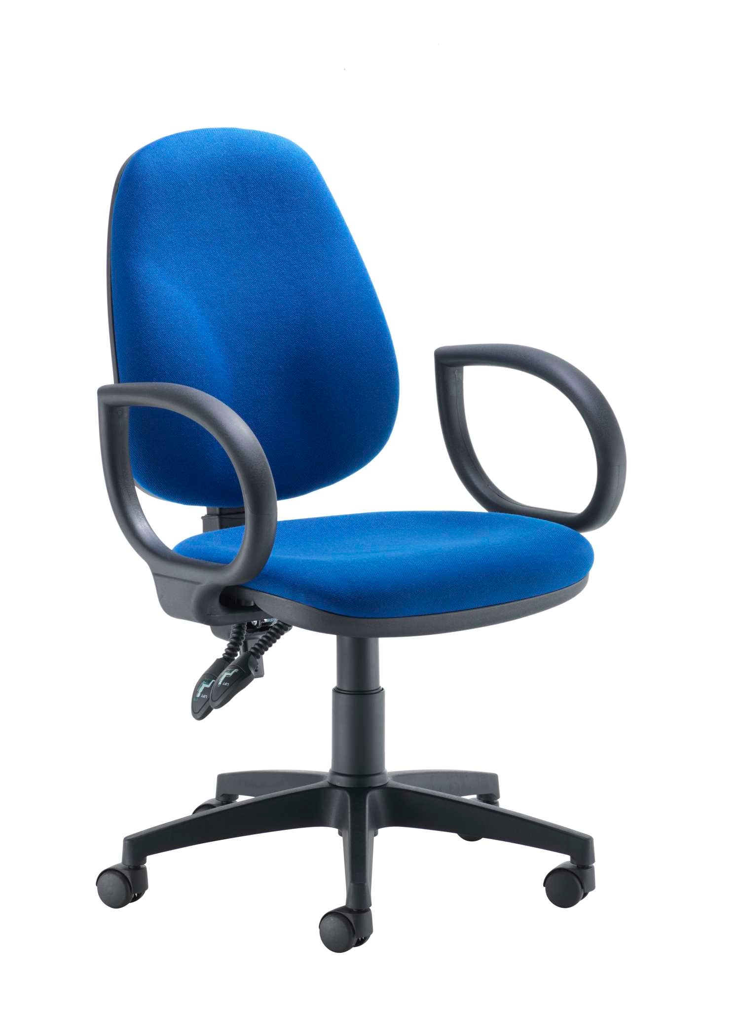 Concept High-Back Chair With Fixed Arms