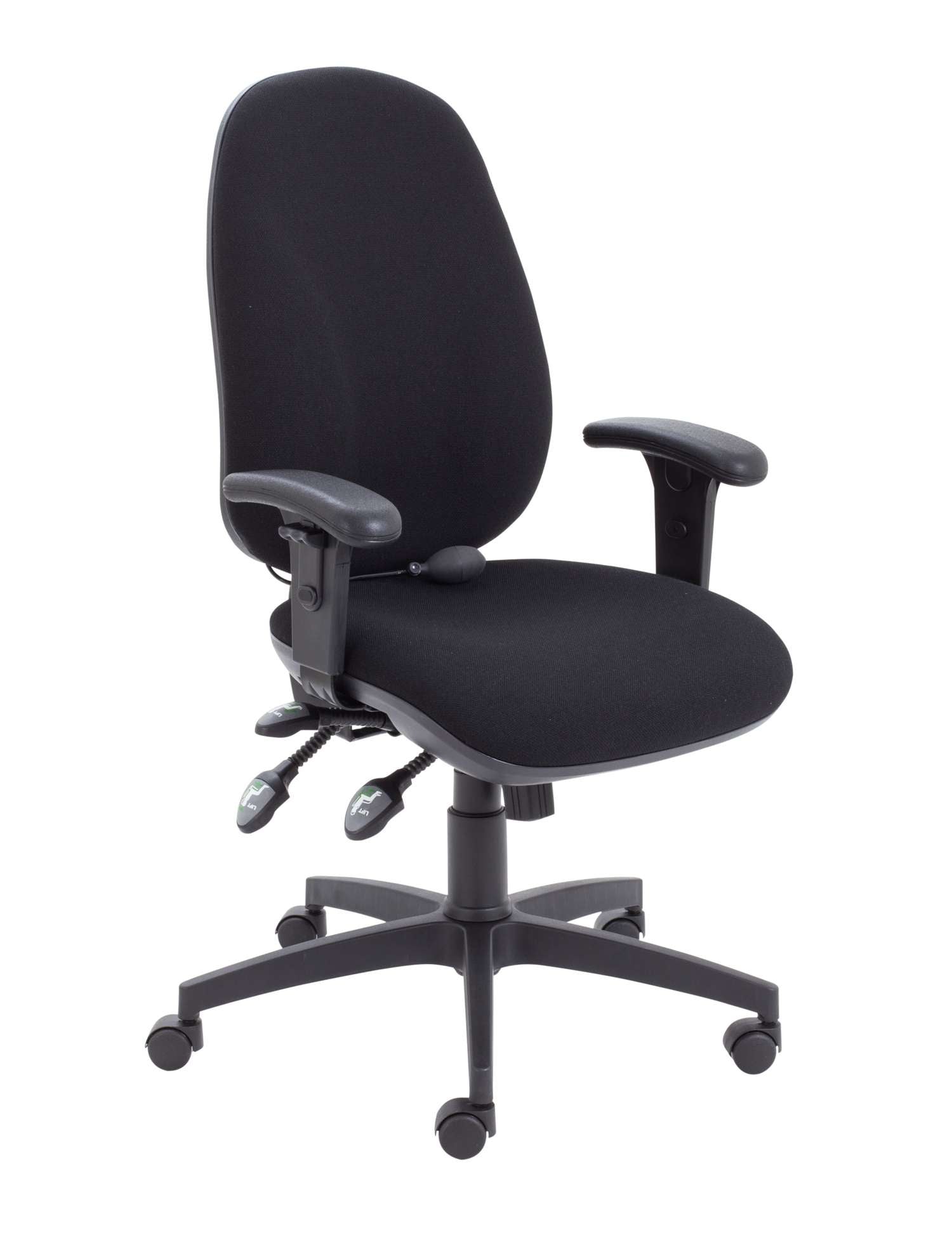 Maxi Ergo Chair With Lumbar Pump and Adjustable Arms