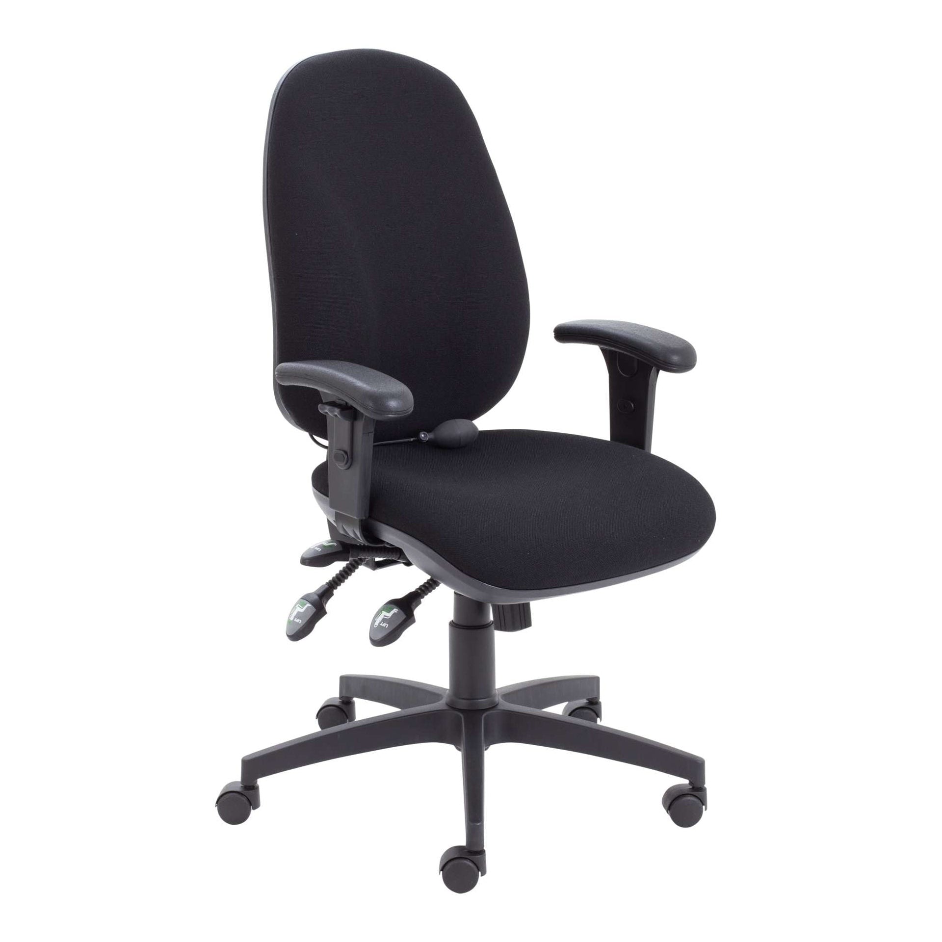 Maxi Ergo Chair With Lumbar Pump and Adjustable Arms