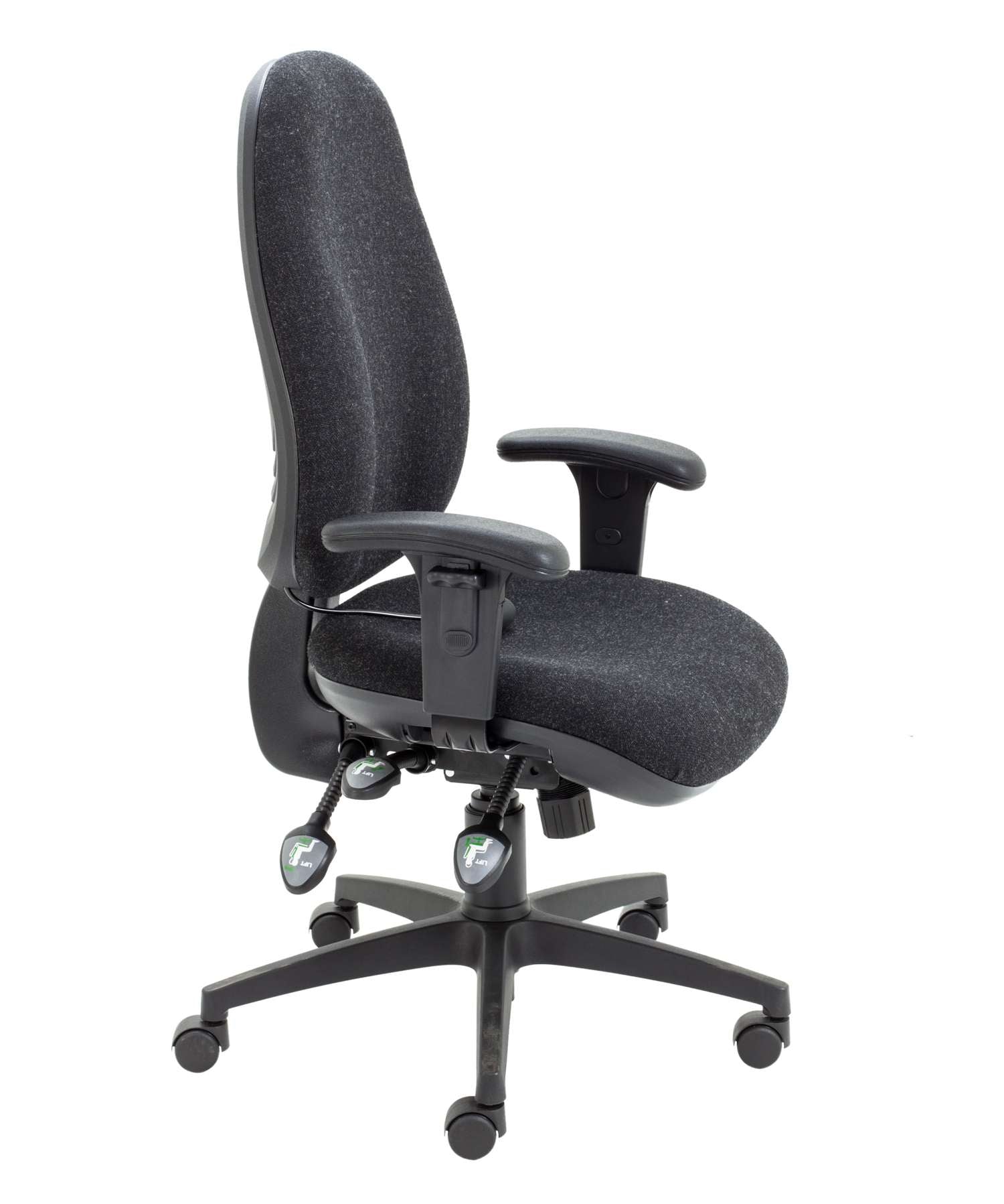 Maxi Ergo Chair With Lumbar Pump and Adjustable Arms