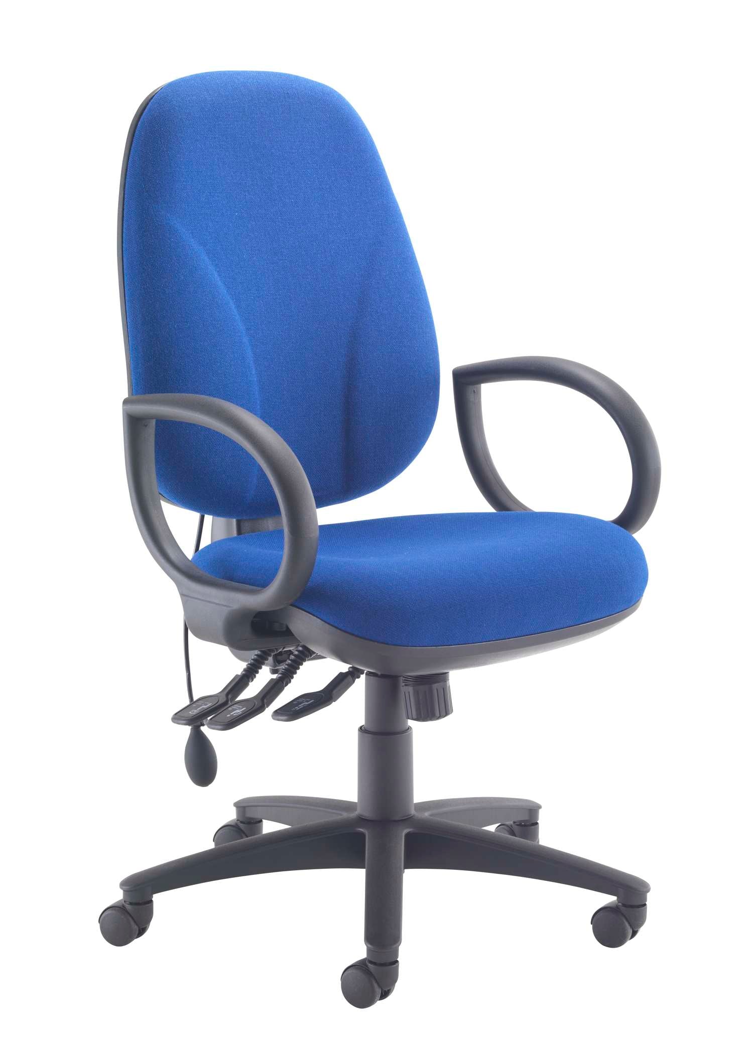 Maxi Ergo Chair With Lumbar Pump and Fixed Arms