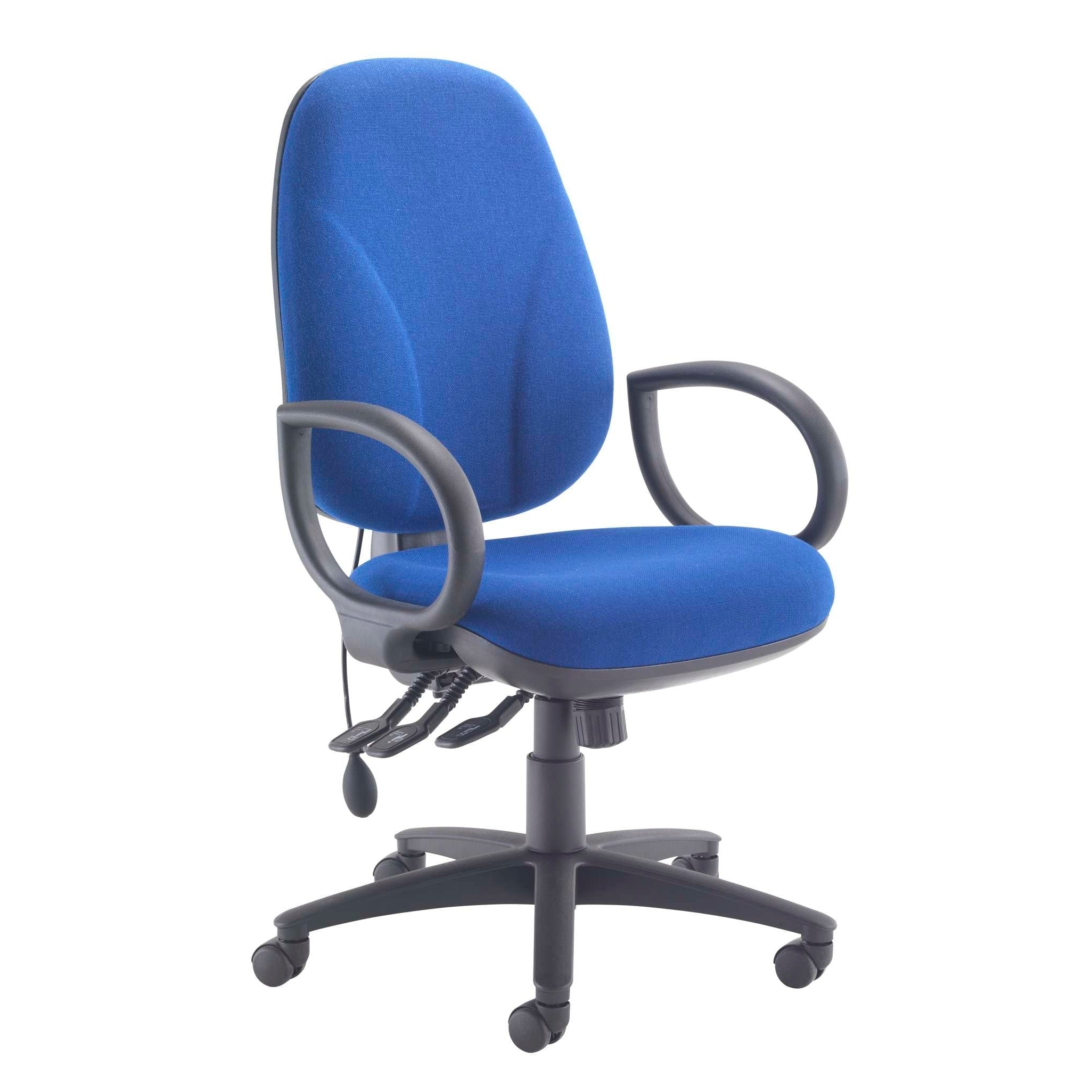 Maxi Ergo Chair With Lumbar Pump and Fixed Arms