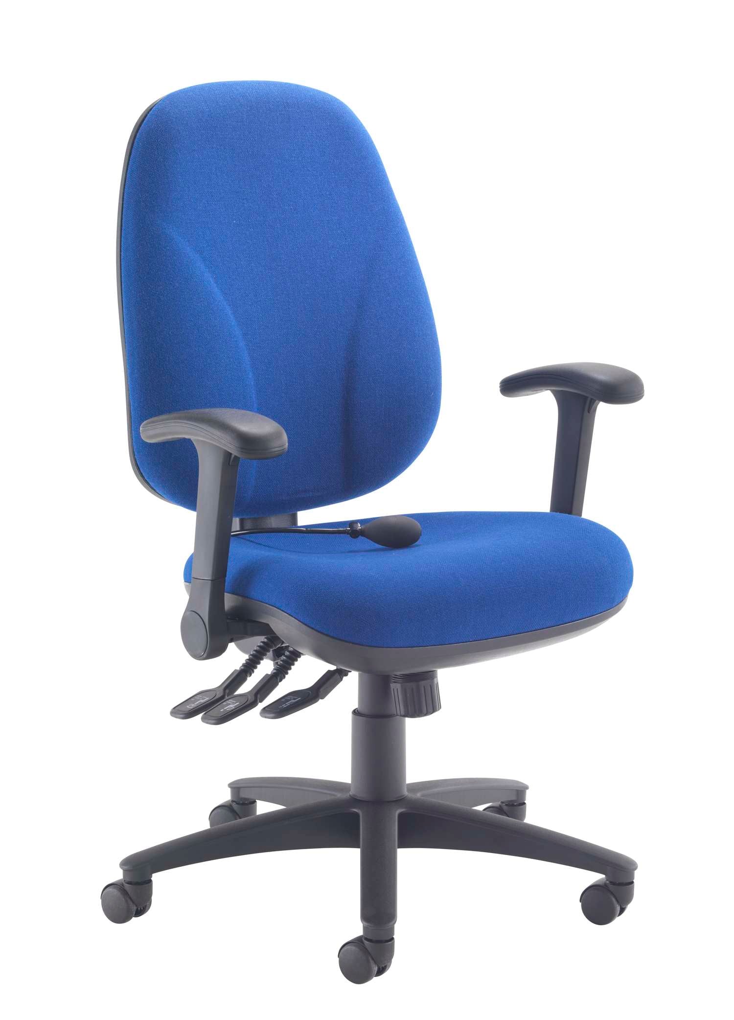 Maxi Ergo Chair With Lumbar Pump and Folding Arms