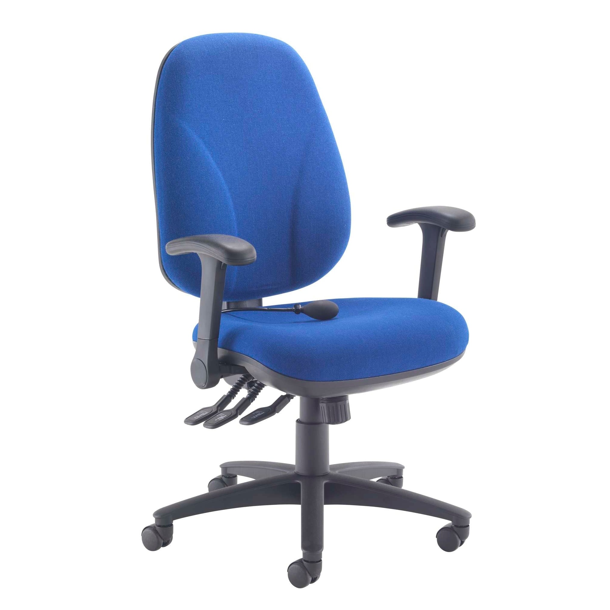 Maxi Ergo Chair With Lumbar Pump and Folding Arms