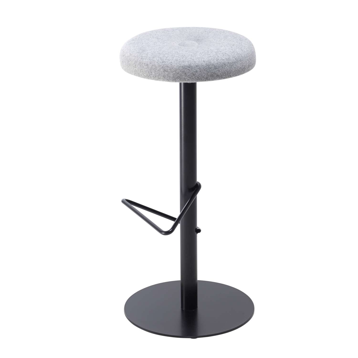 Contract High Stool with Wire Footrest