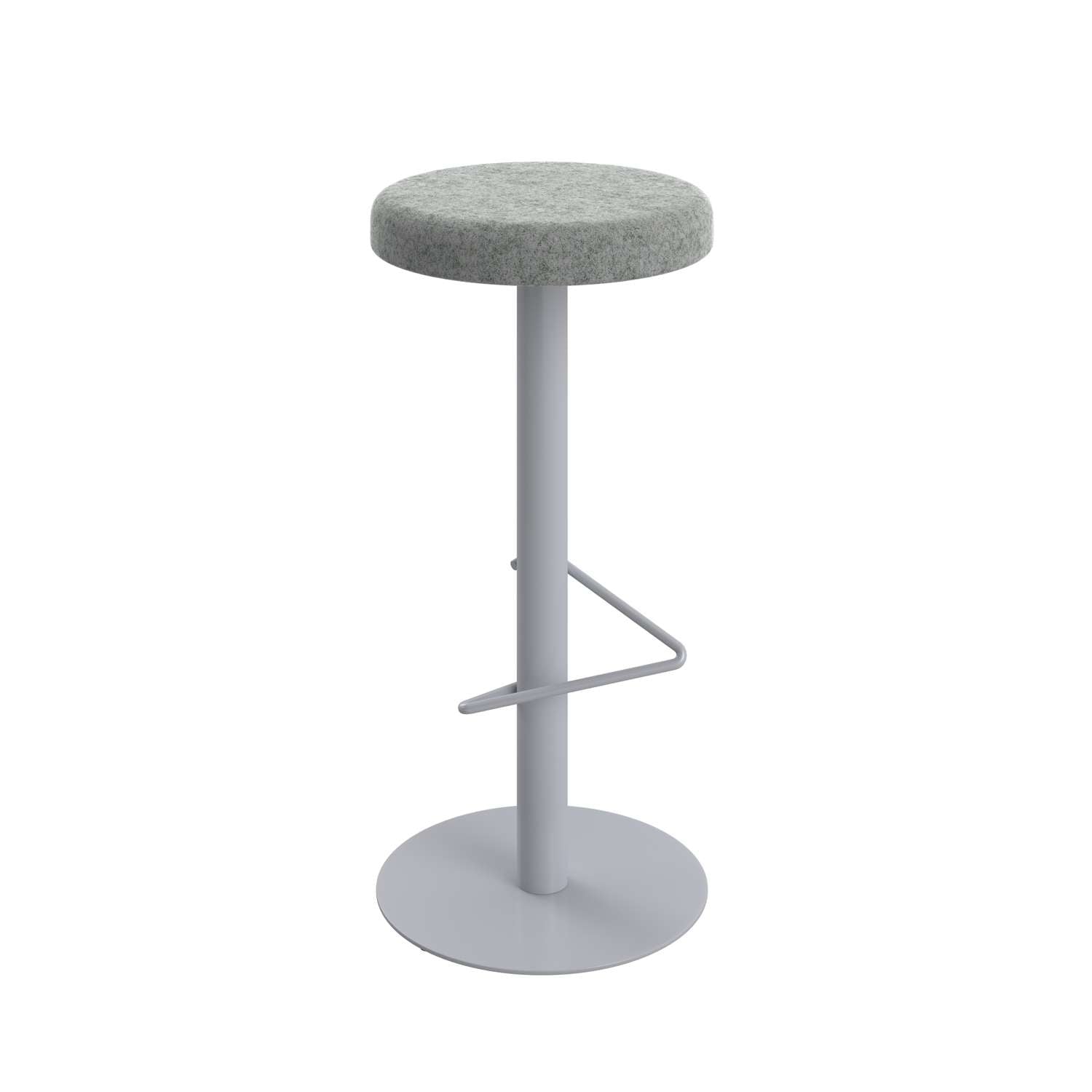 Contract High Stool with Wire Footrest