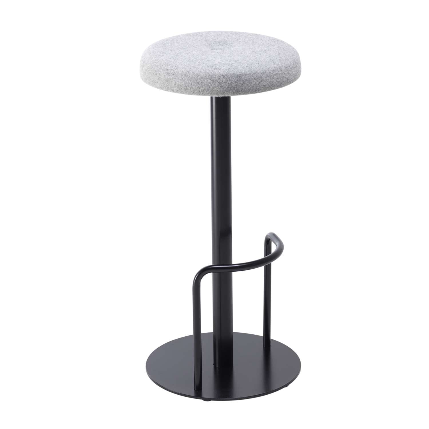 Contract High Stool with Tube Footrest