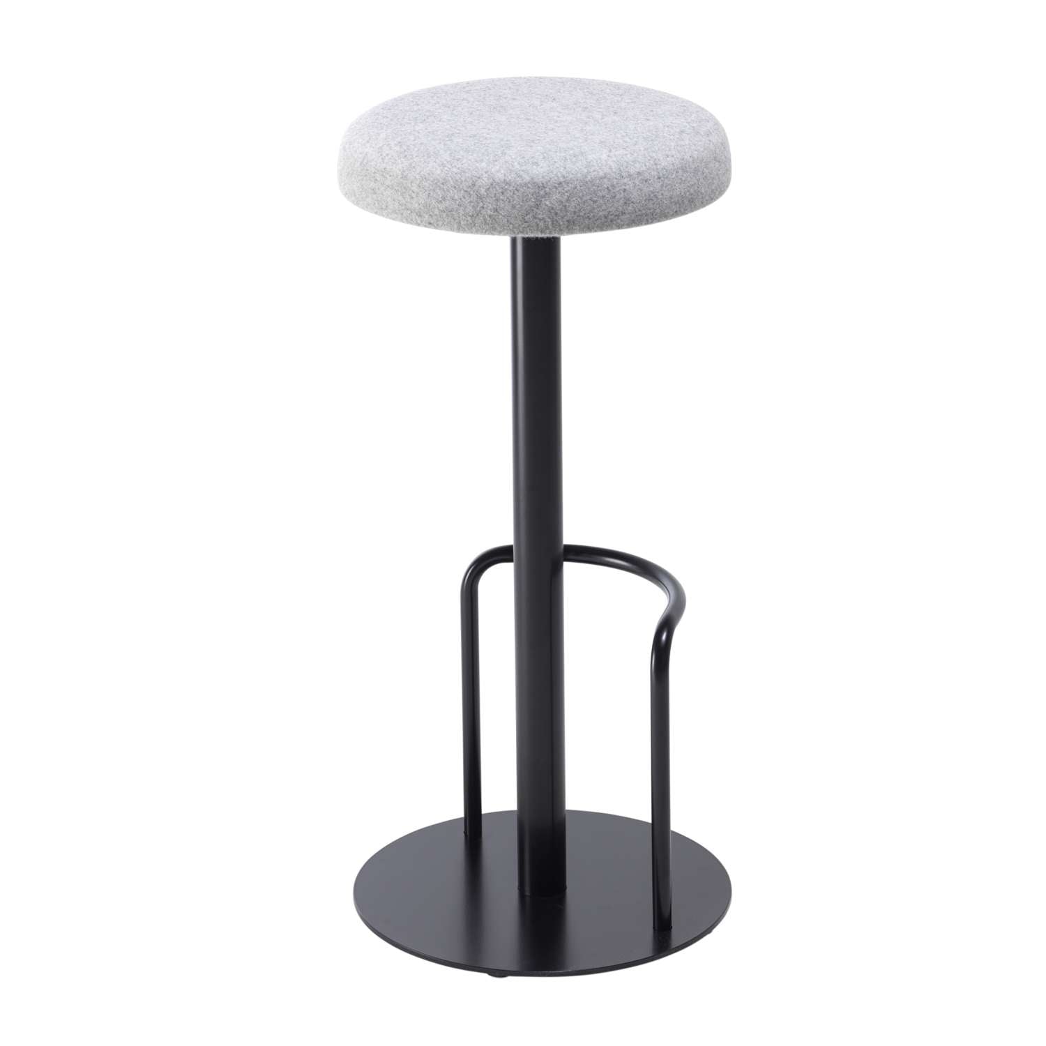 Contract High Stool with Tube Footrest