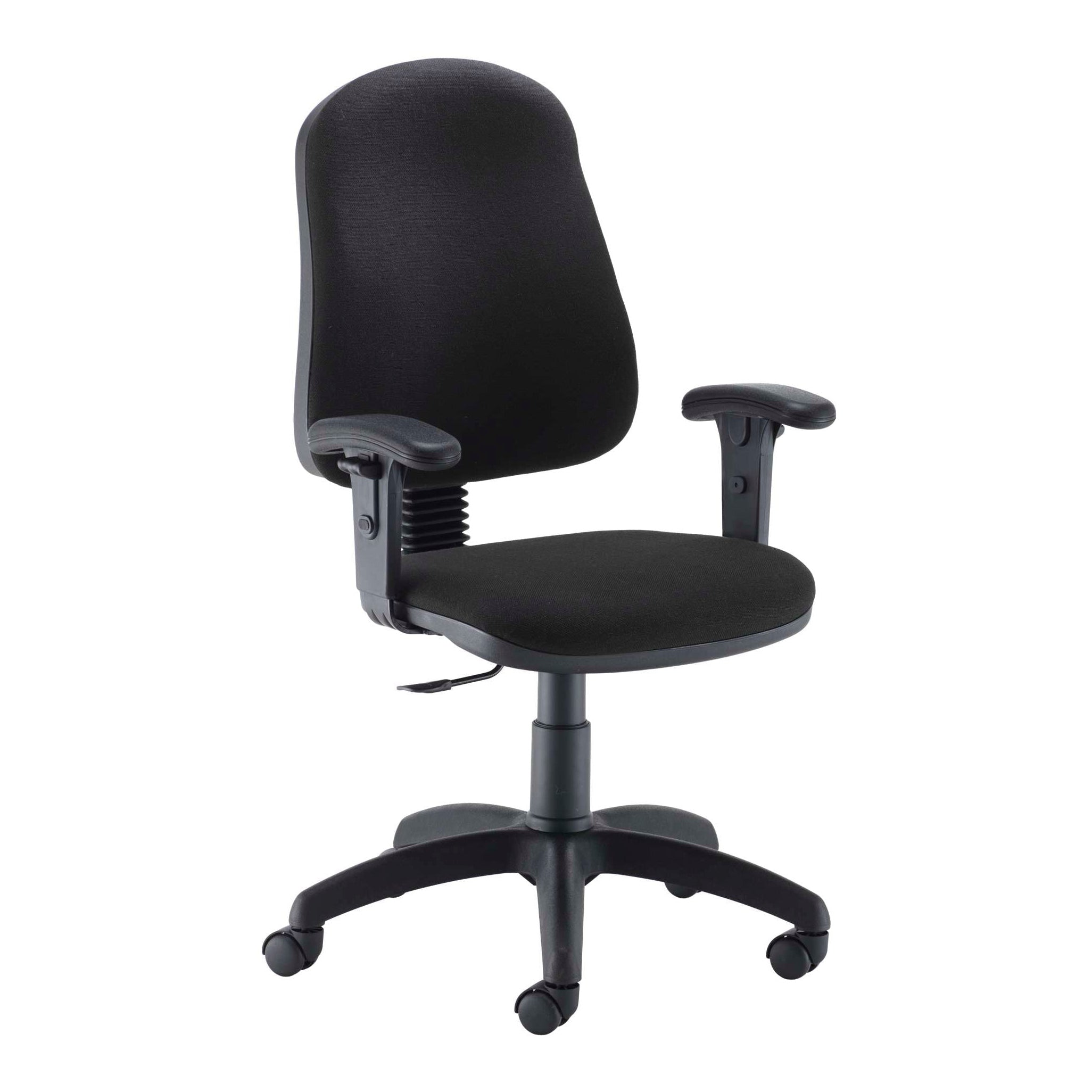 Calypso 2 Single Lever Office Chair with Fixed Back and Adjustable Arms