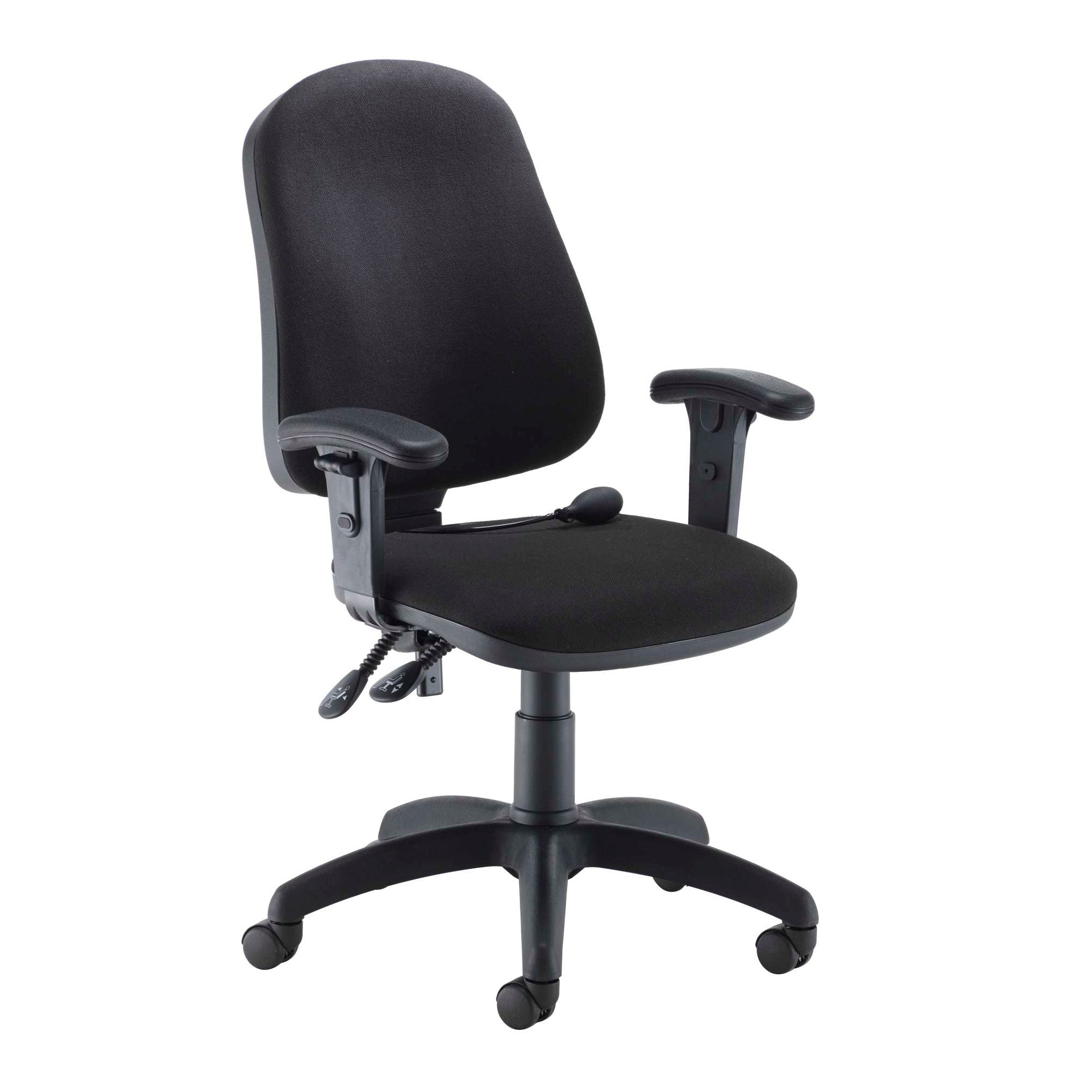 Calypso Ergo 2 Lever Office Chair With Lumbar Pump and Adjustable Arms