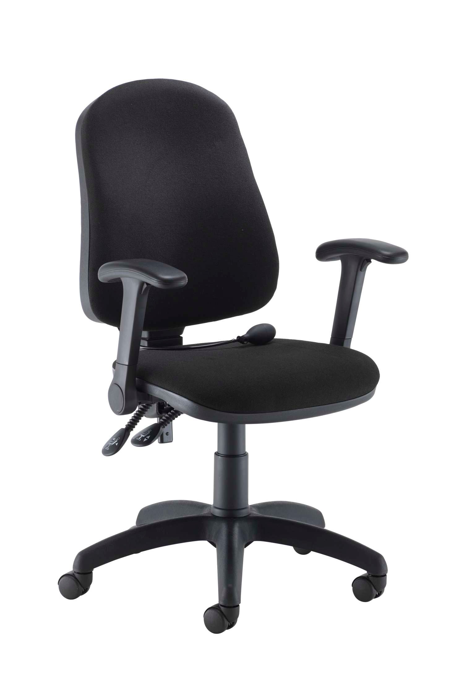 Calypso Ergo 2 Lever Office Chair with Lumbar Pump and Folding Arms