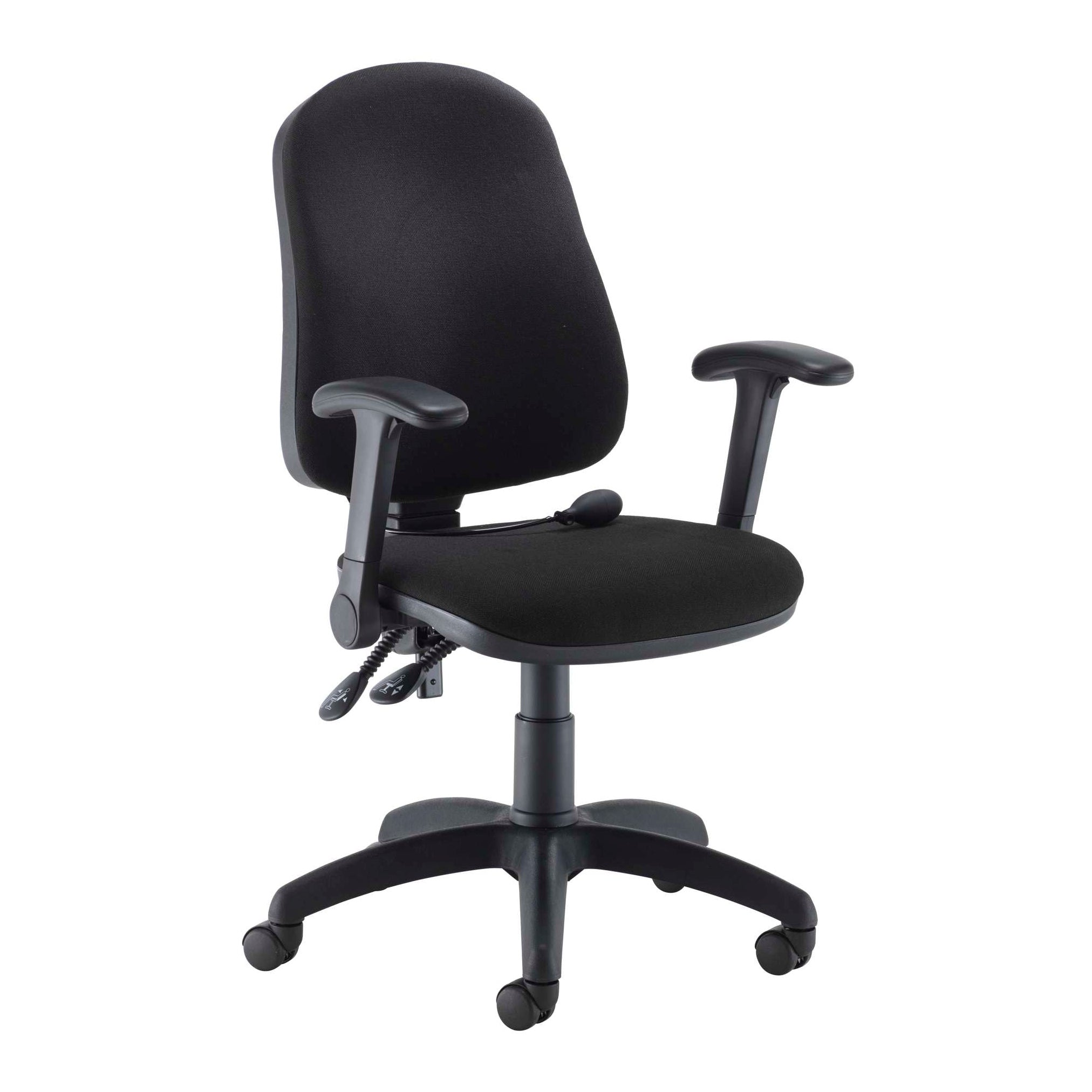 Calypso Ergo 2 Lever Office Chair with Lumbar Pump and Folding Arms