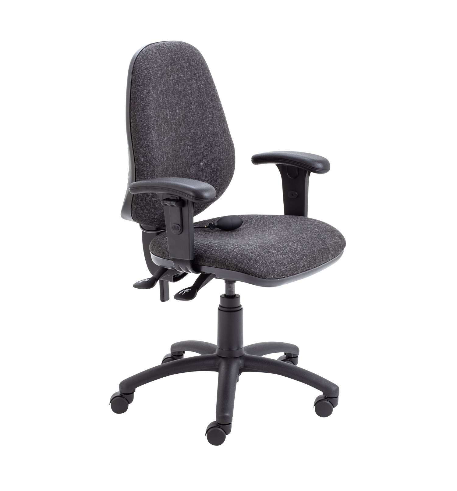 Calypso Ergo 2 Lever Office Chair With Lumbar Pump and Adjustable Arms